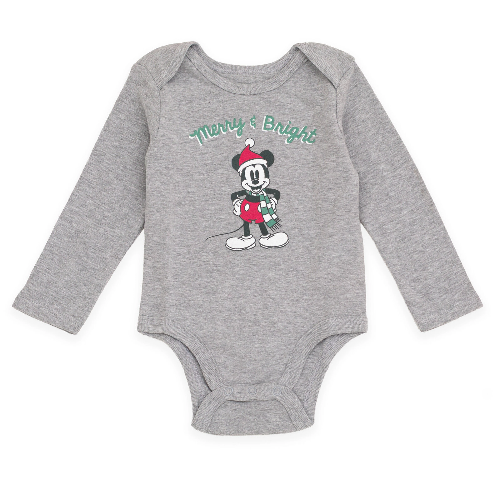 Disney Baby Boys' Holiday Bodysuit Pants and Hat Set