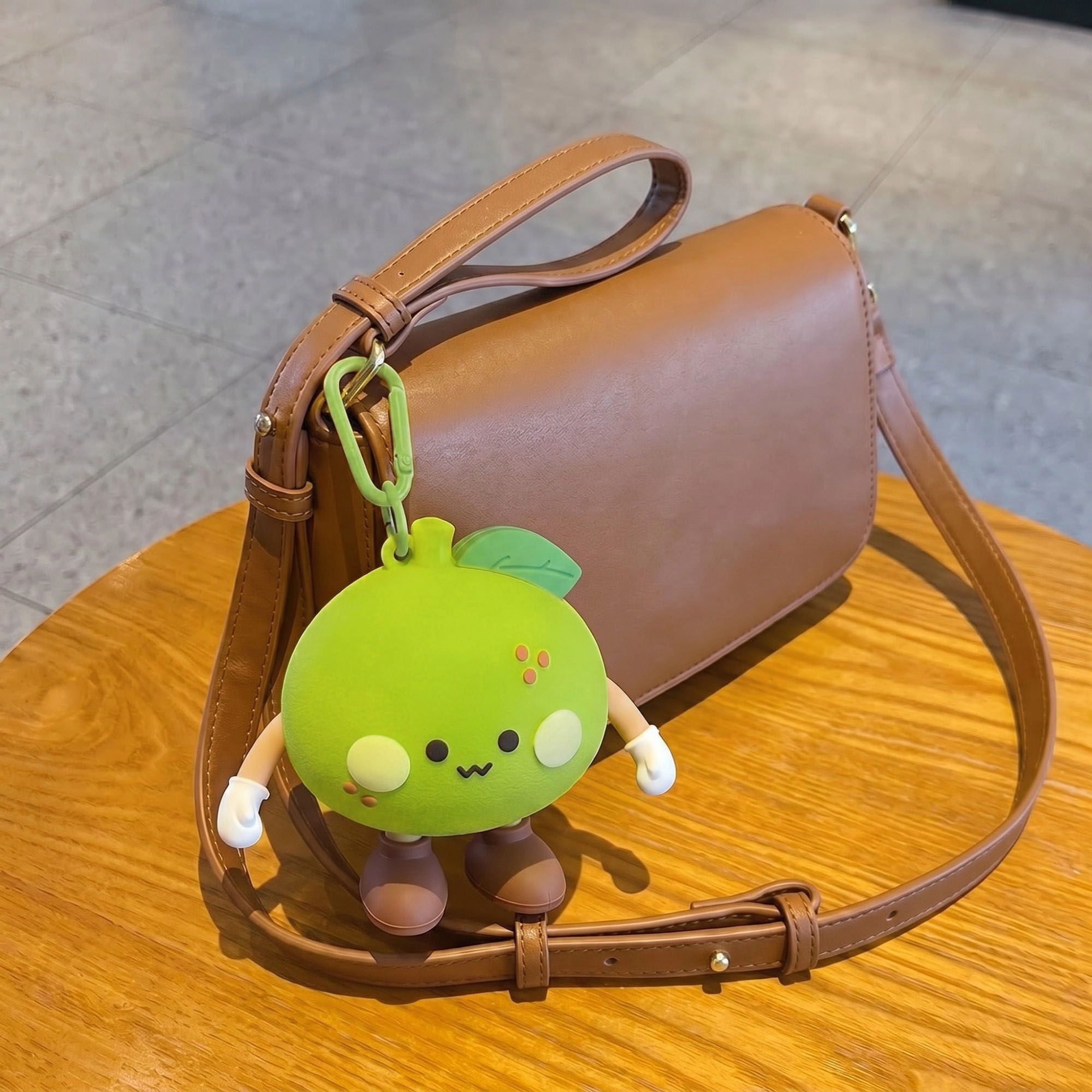 Alilang Women's 2-Piece Womens Pouch Bag Charm with Hanging Clip and Character Design