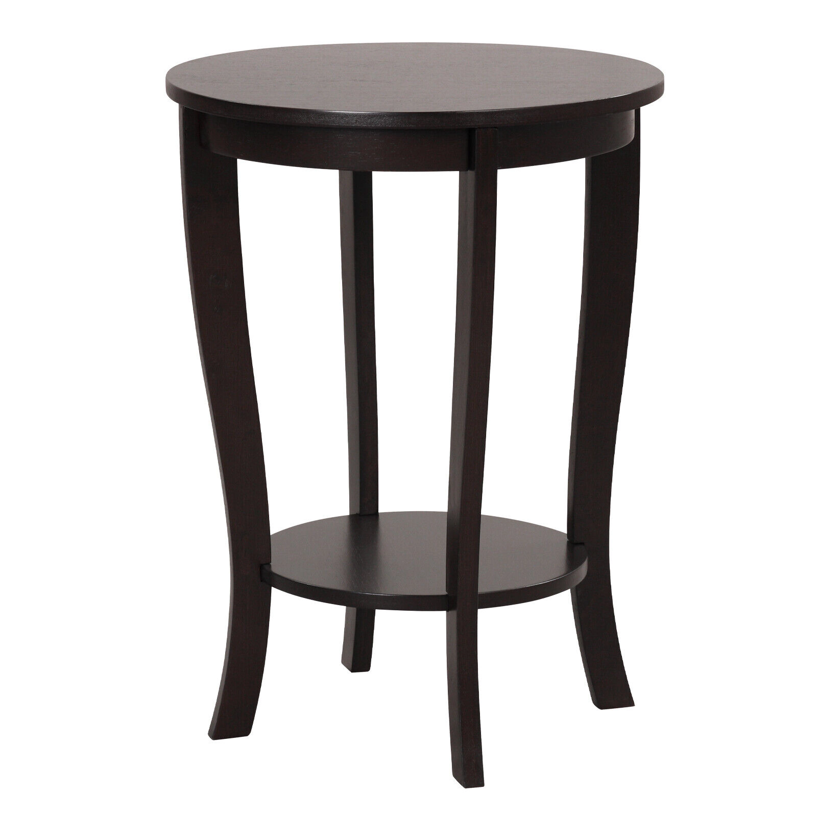 SlickBlue 2-Tier End Table, Compact Nightstand for Living Room
