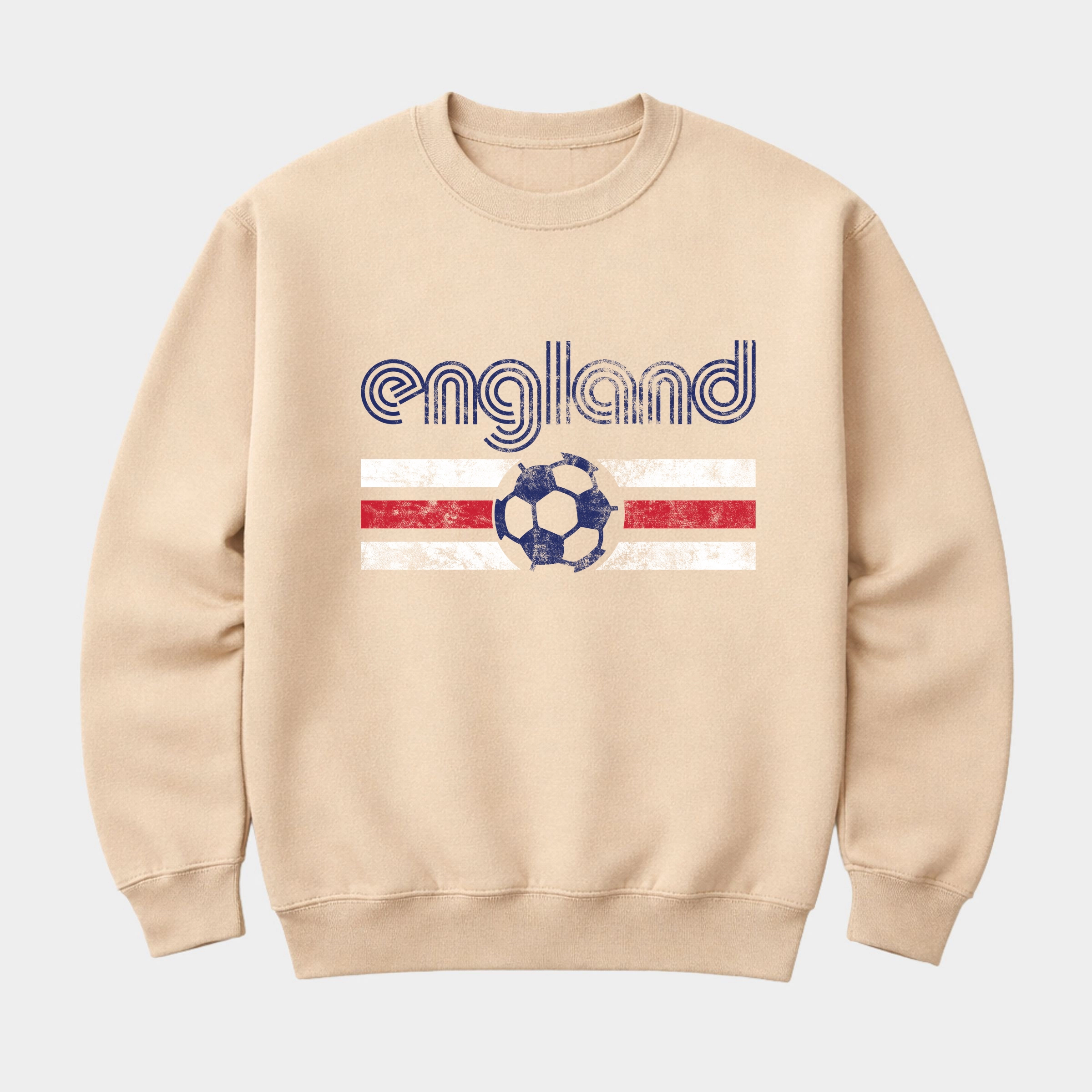 Simply Sage Market - Men's Graphic Sweatshirt England Soccer Flag
