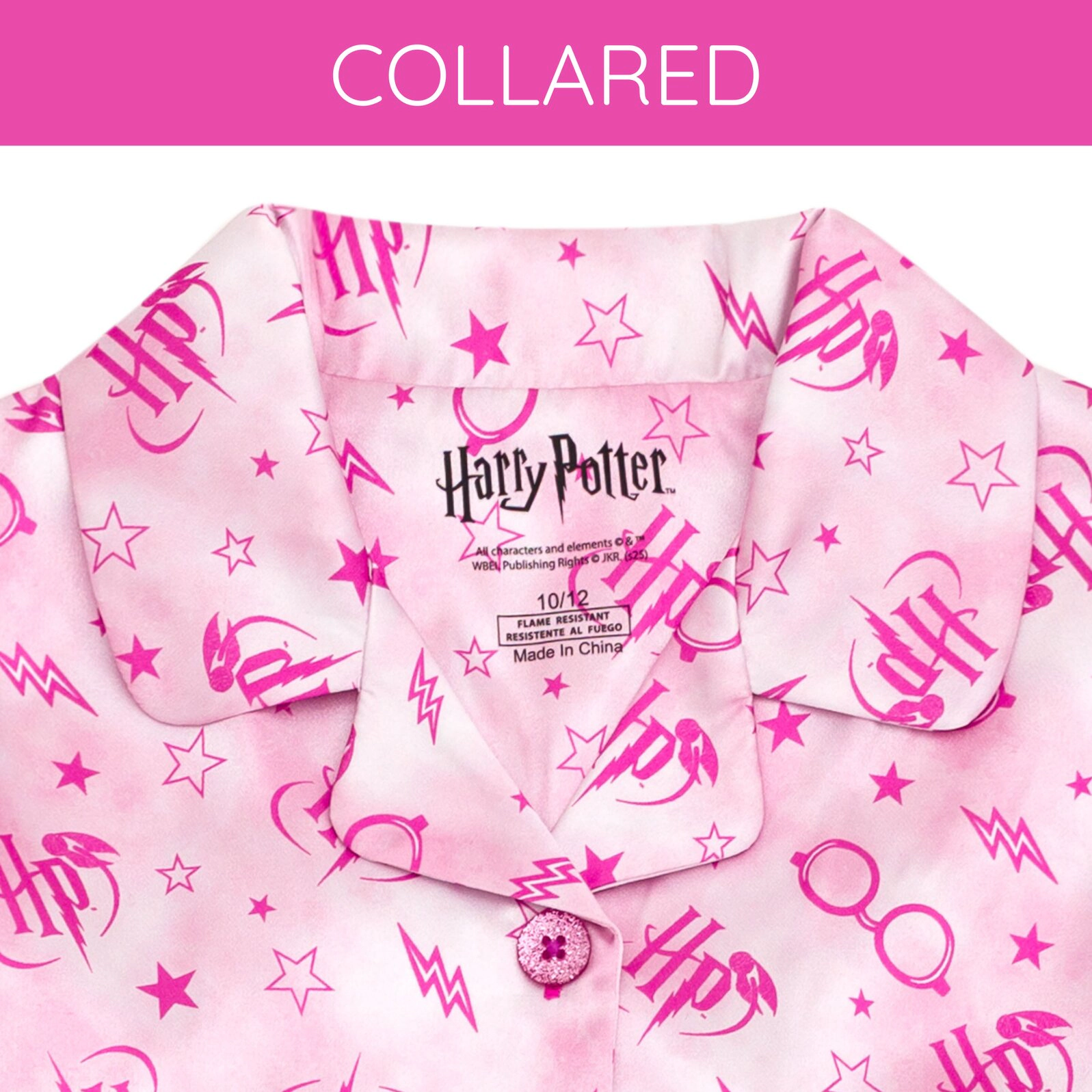 Harry Potter Girls' Pajama Shirt and Pants Set