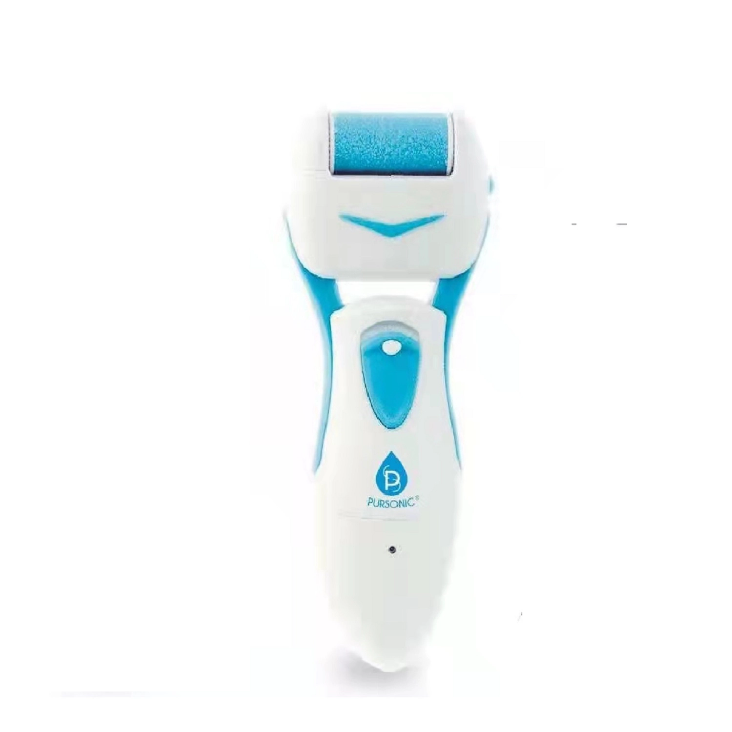 Pursonic Unisex Battery Operated Electric Callus Remover Foot Smoother with 360° Rotating Roller