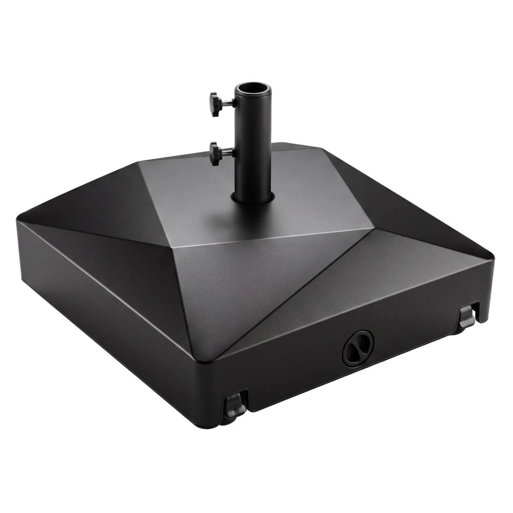 Hivvago 154Lbs Mobile Fillable Patio Umbrella Base With 4 Wheels