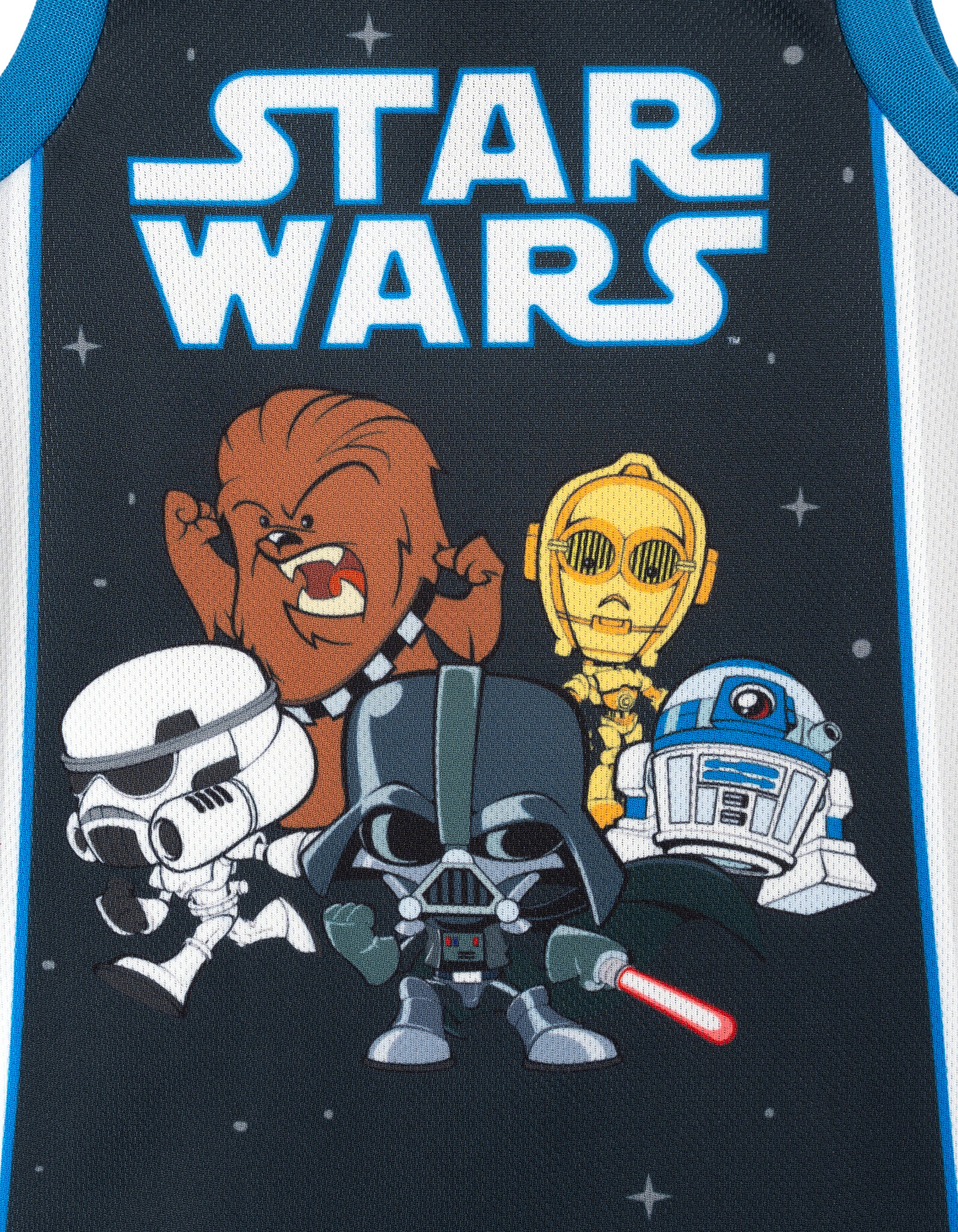 Star Wars Baby Boys' Athletic Sleeveless Romper and Sweatband Set