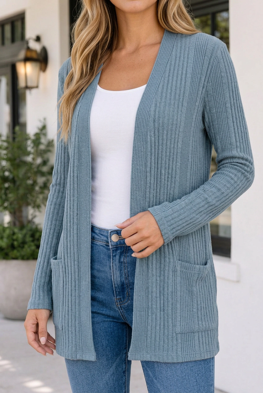 Threaded Pear Women's Frankie Front Knitted Top
