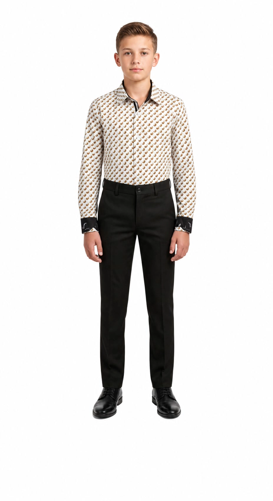 Elie Balleh Boys Slim Fit Dress Pants