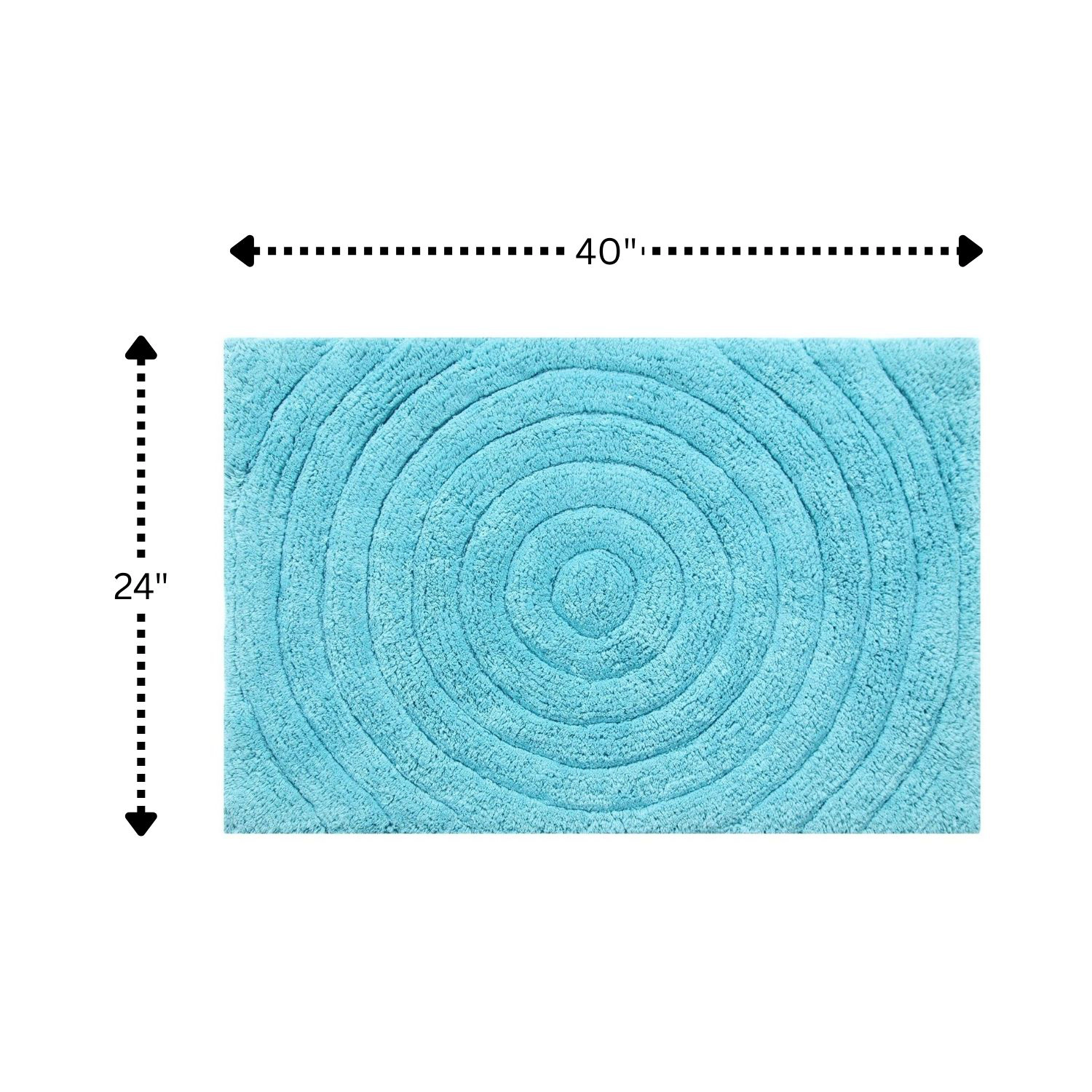 Knightsbridge Echo 220 GSF Non Skid Back Bath Rug