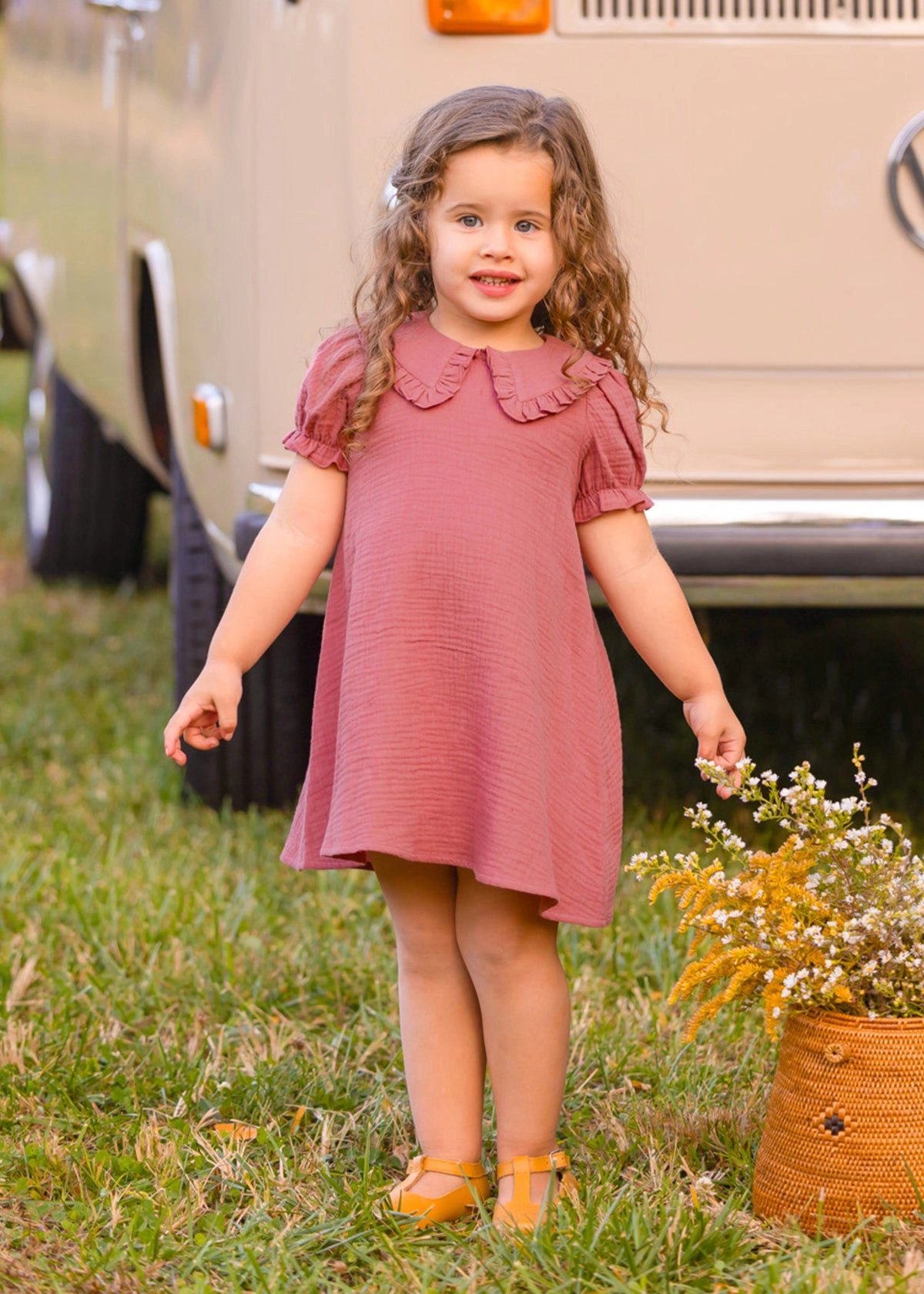 Mabel and Honey Clarabelle Cotton Gauze Dress