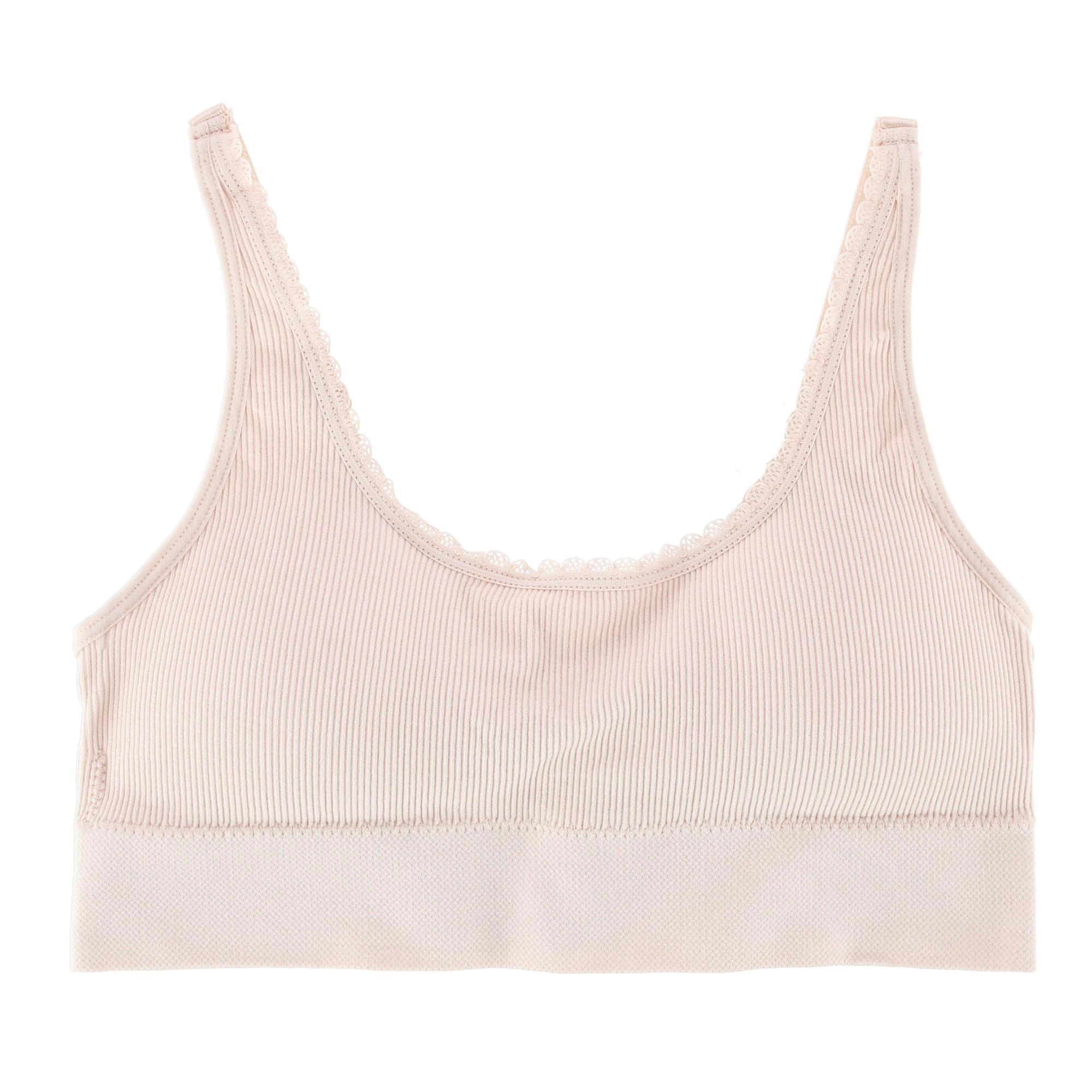 Carrie Amber Women's Textured Rib Seamless Bra (3 Pack)