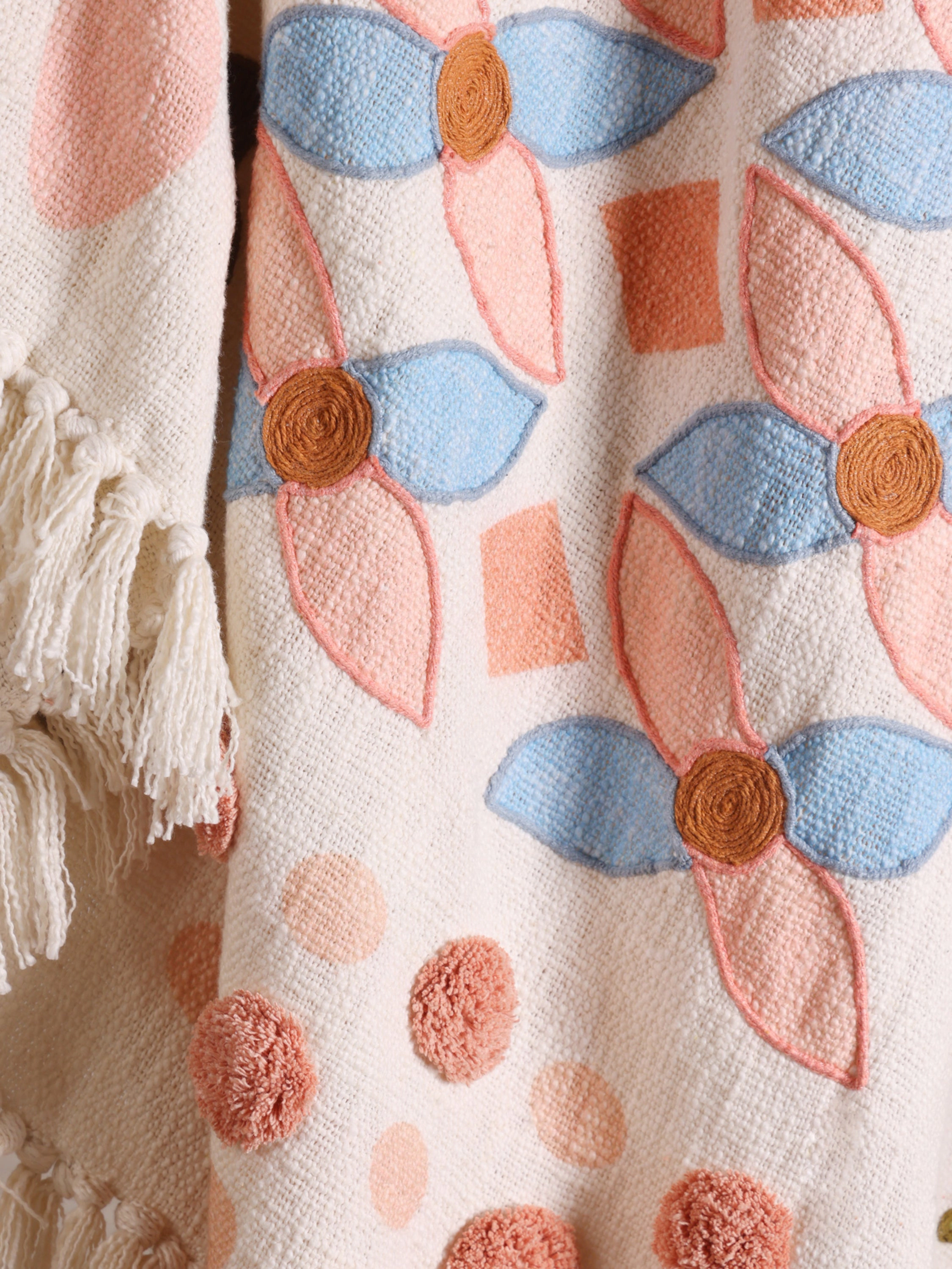 GAURI KOHLI Joel Throw Blanket 50"x60"