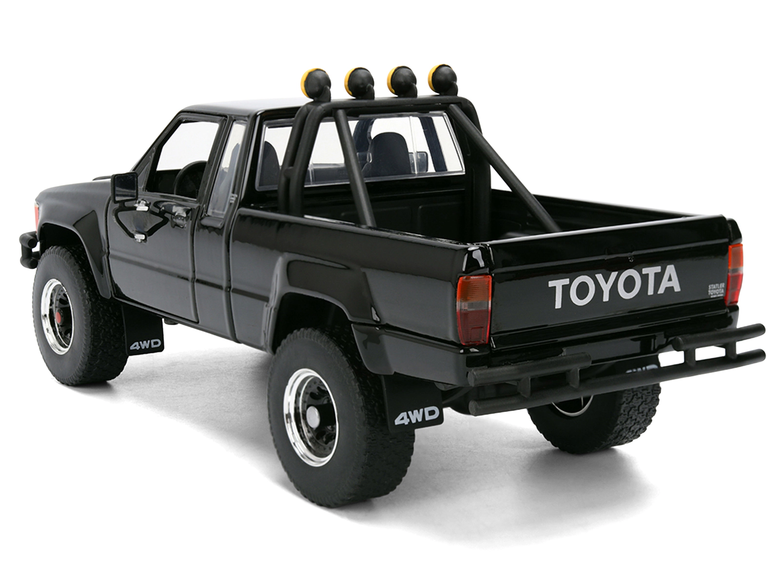 Toyota 1985 SR5 Pickup Truck 1/24 Diecast Black Marty Skateboard BTTF