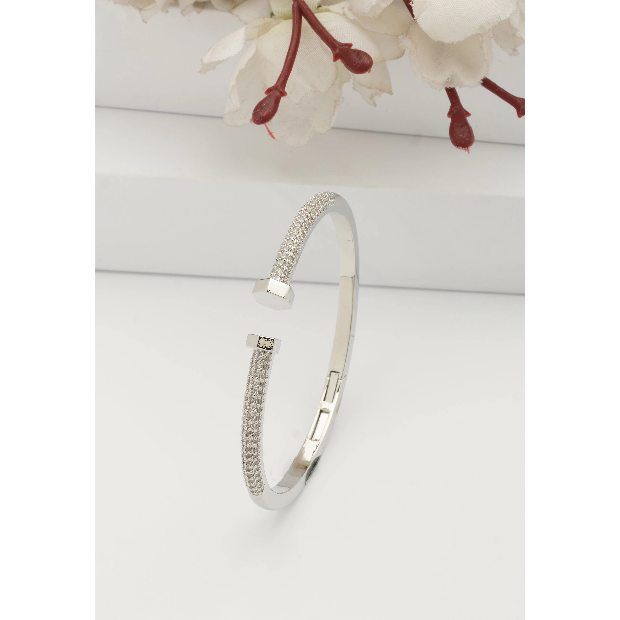 AGP PARIS Womens Dazzling Cuff Bracelet