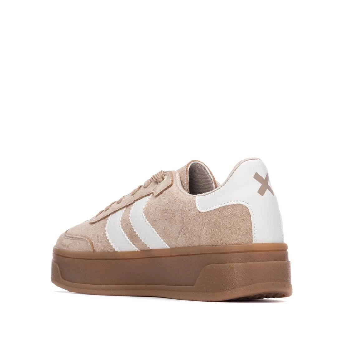 XTI Women's Sneakers Round Toe, Flat Sole