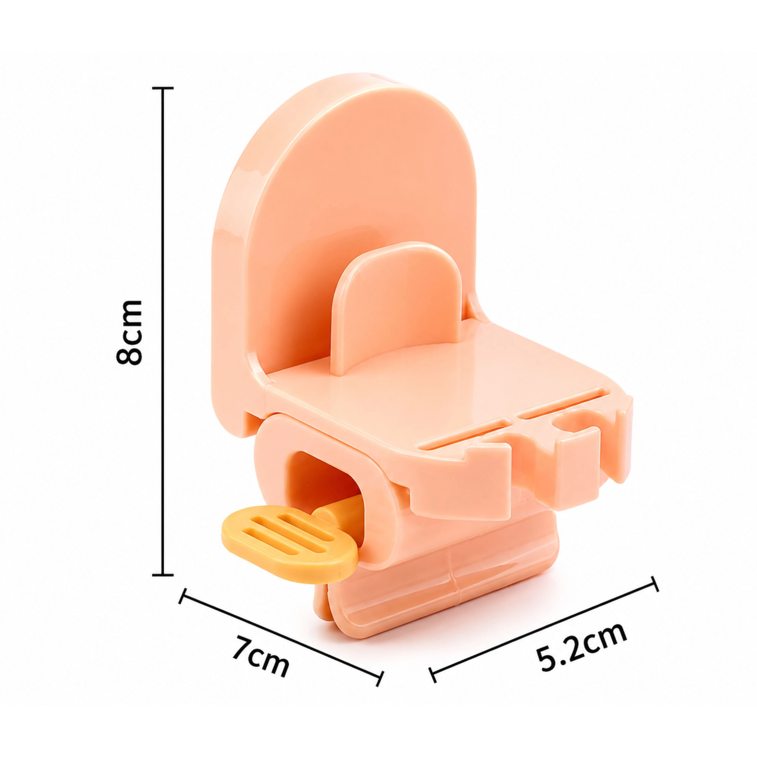 Home Collection 3-in-1 Toothpaste Dispenser Toothbrush Holder Wall Mount Organizer