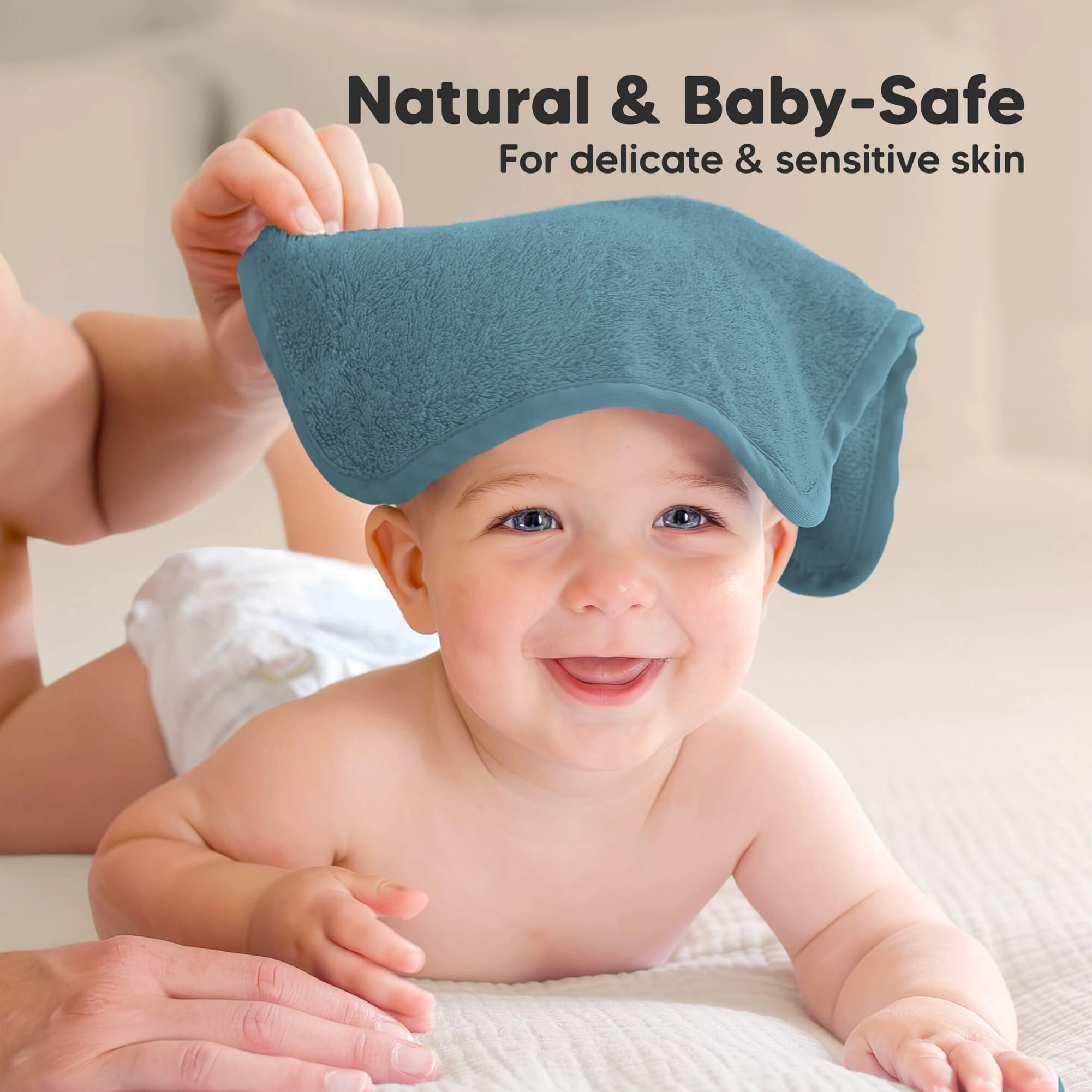 KeaBabies Deluxe Baby Washcloths