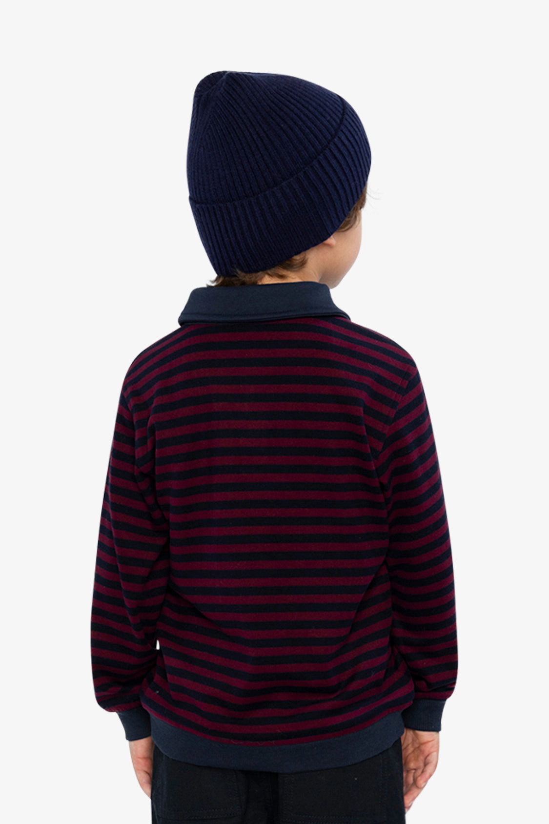 Deux par Boys Striped Brushed Jersey Top