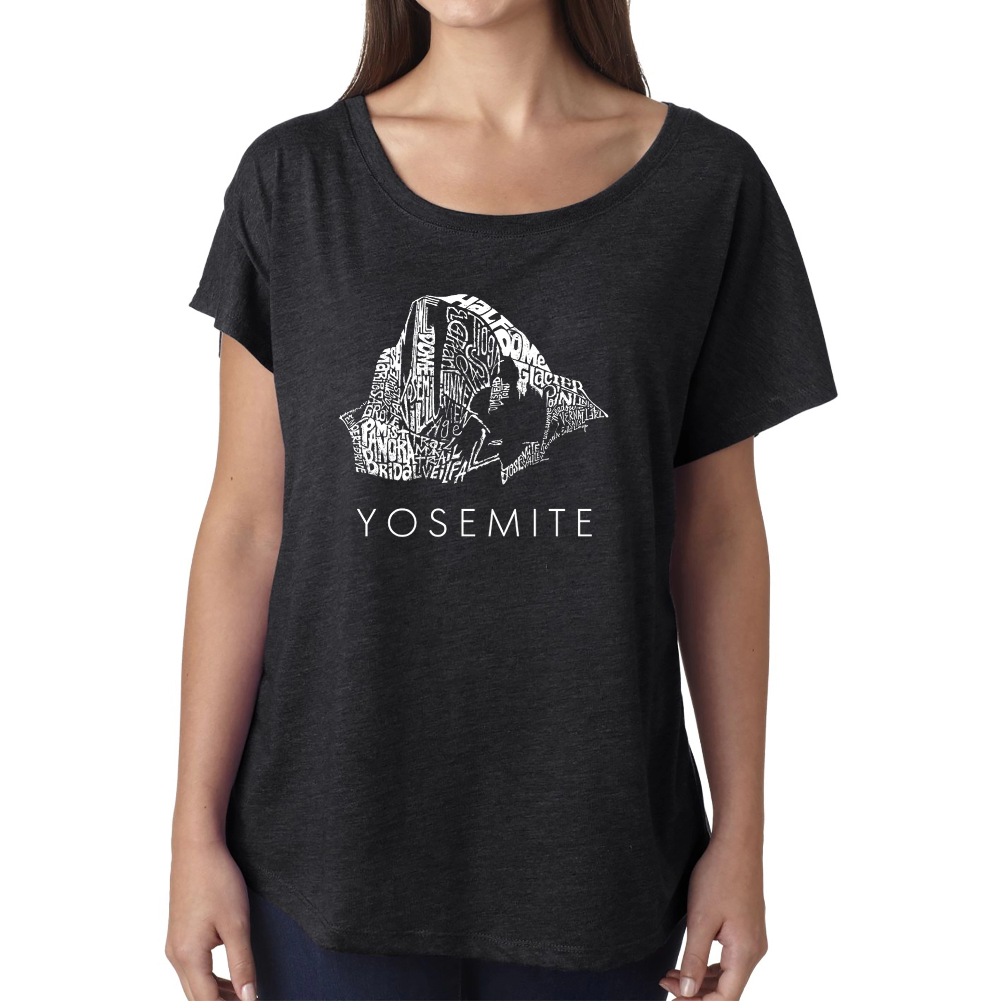 LA Pop Art Women's Dolman Word Shirt