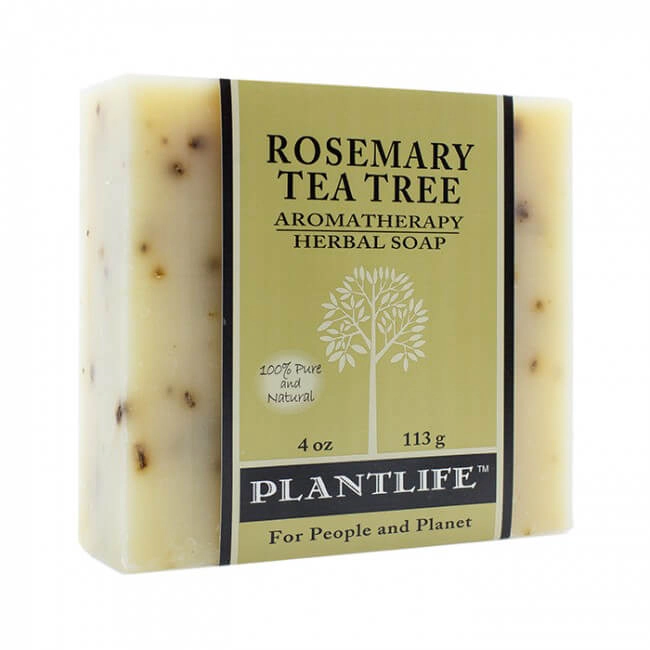 Plantlife Rosemary Tea Tree Aromatherapy Herbal Soap