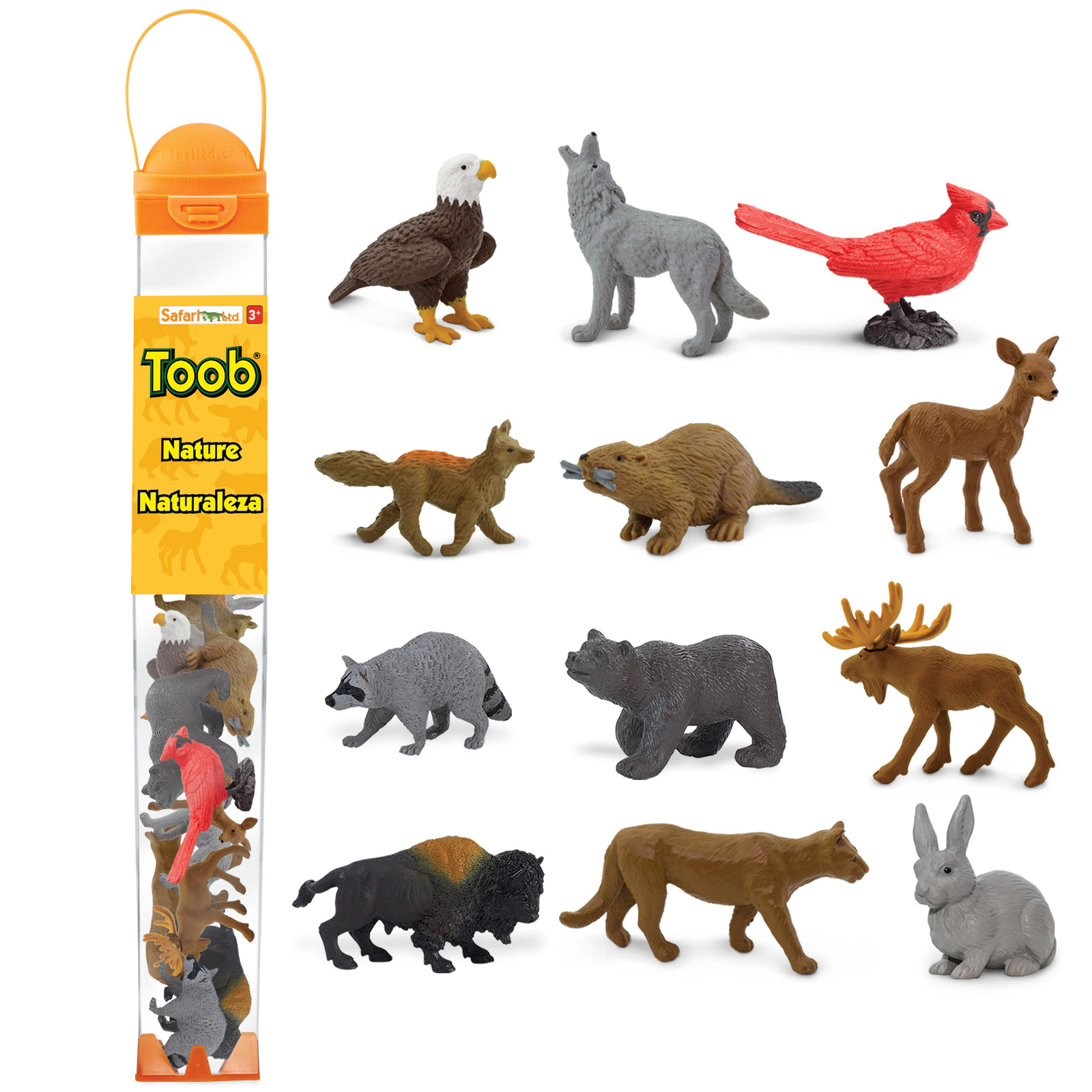 Safari Ltd. - Nature TOOB - contains 12 Mini Figurines