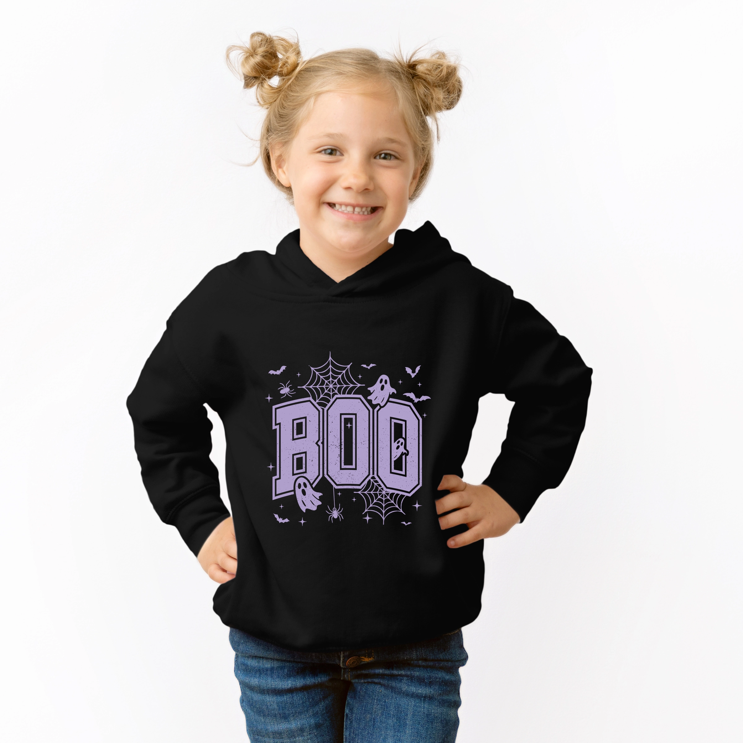The Juniper Shop - Toddler Hoodie Boo Varsity Ghosts