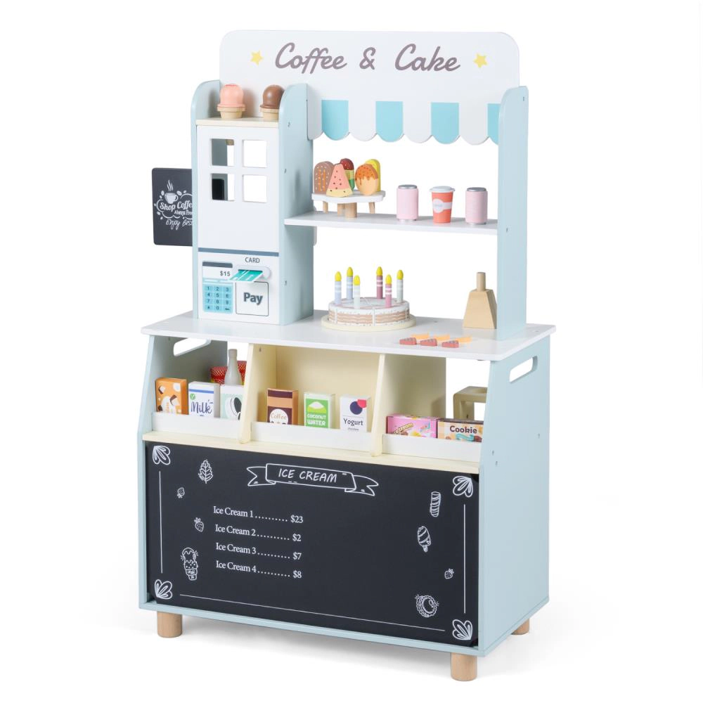 Hivvago Kids Ice Cream Shop with 27 Accessories and Machine
