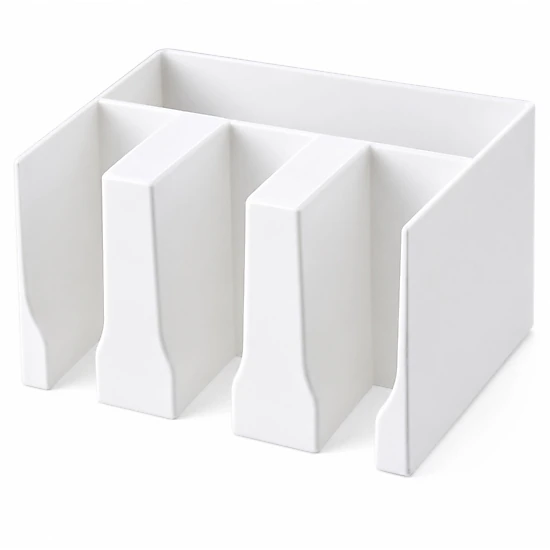 Home Collection Wall Mounted Toothpaste Holder Rack No-Drill Bathroom Organizer