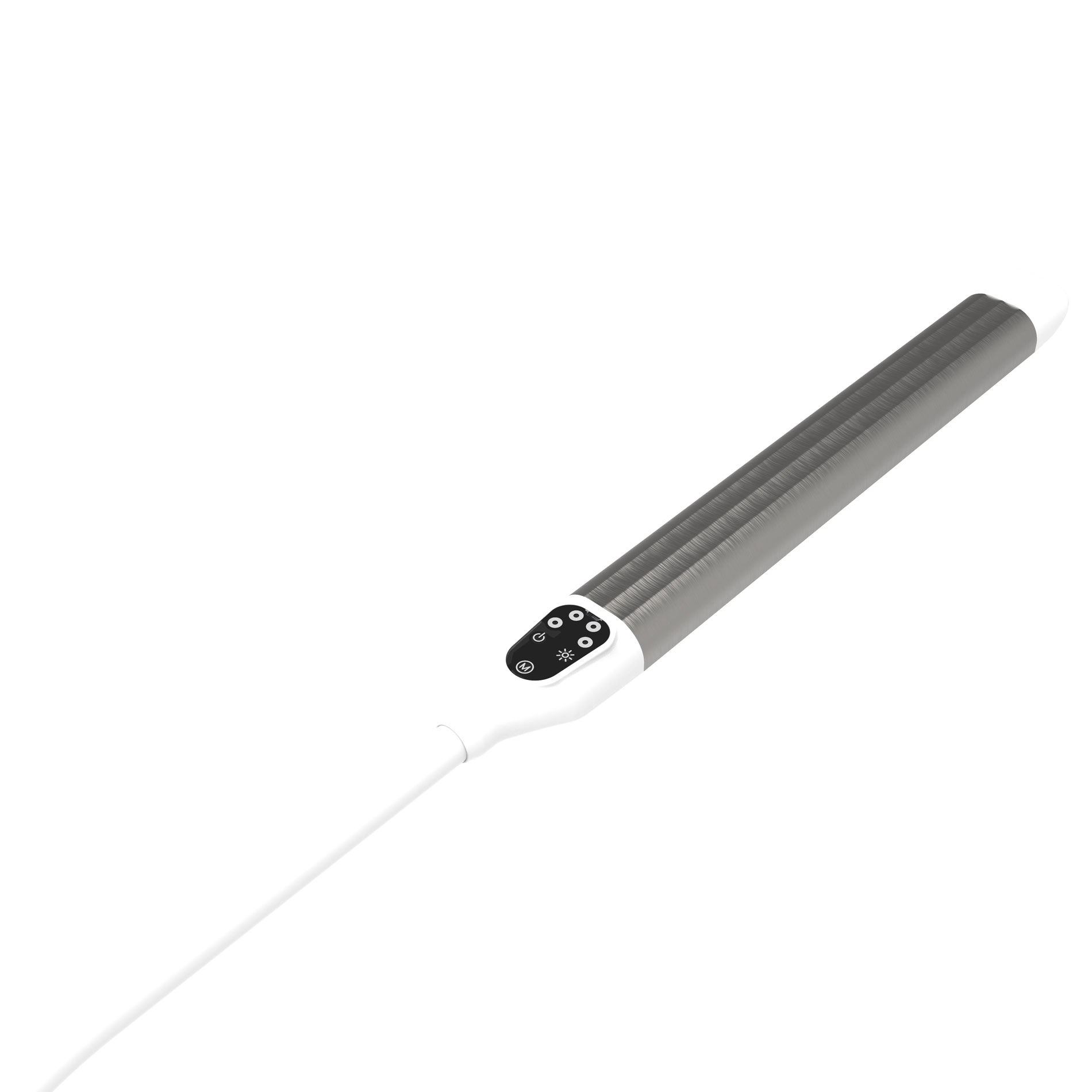 Viribright® LED Floor Lamp with USB Charger Socket & Wireless Remote, Adjustable, White
