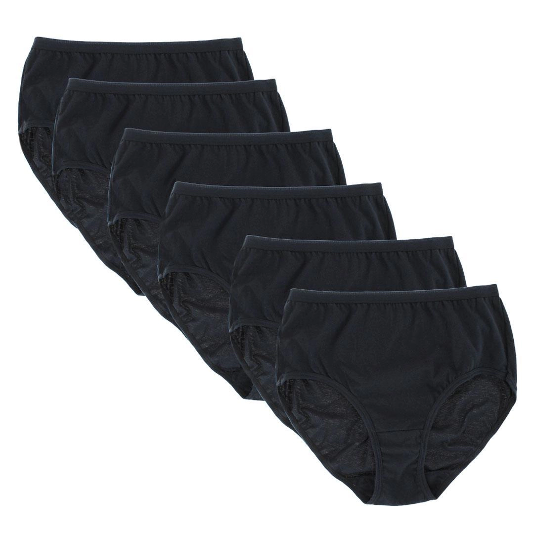 Fruit of the Loom Women's Cotton Brief Panty (6 Pack)