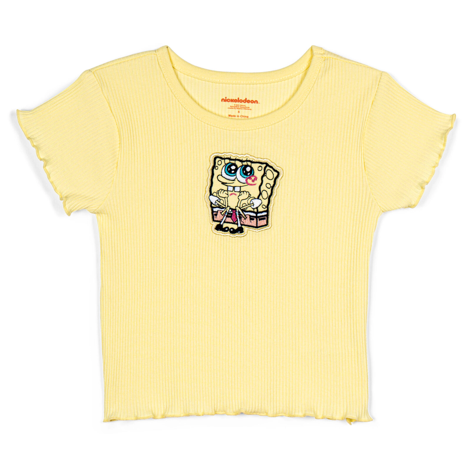 SpongeBob SquarePants Girls' 2-Piece T-Shirt and Shorts Set