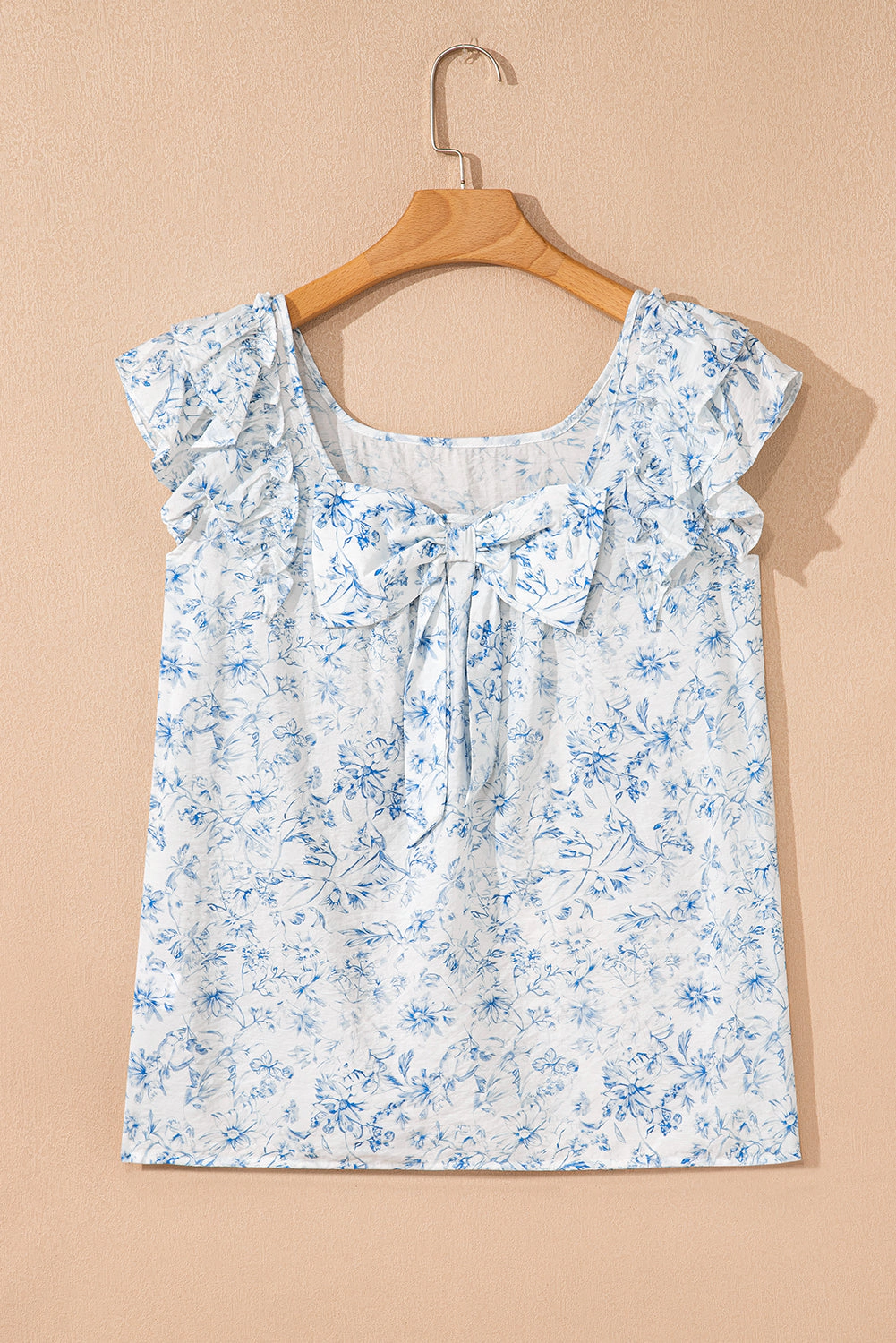 Threaded Pear Women's Beatrice Bow Back Square Blouse