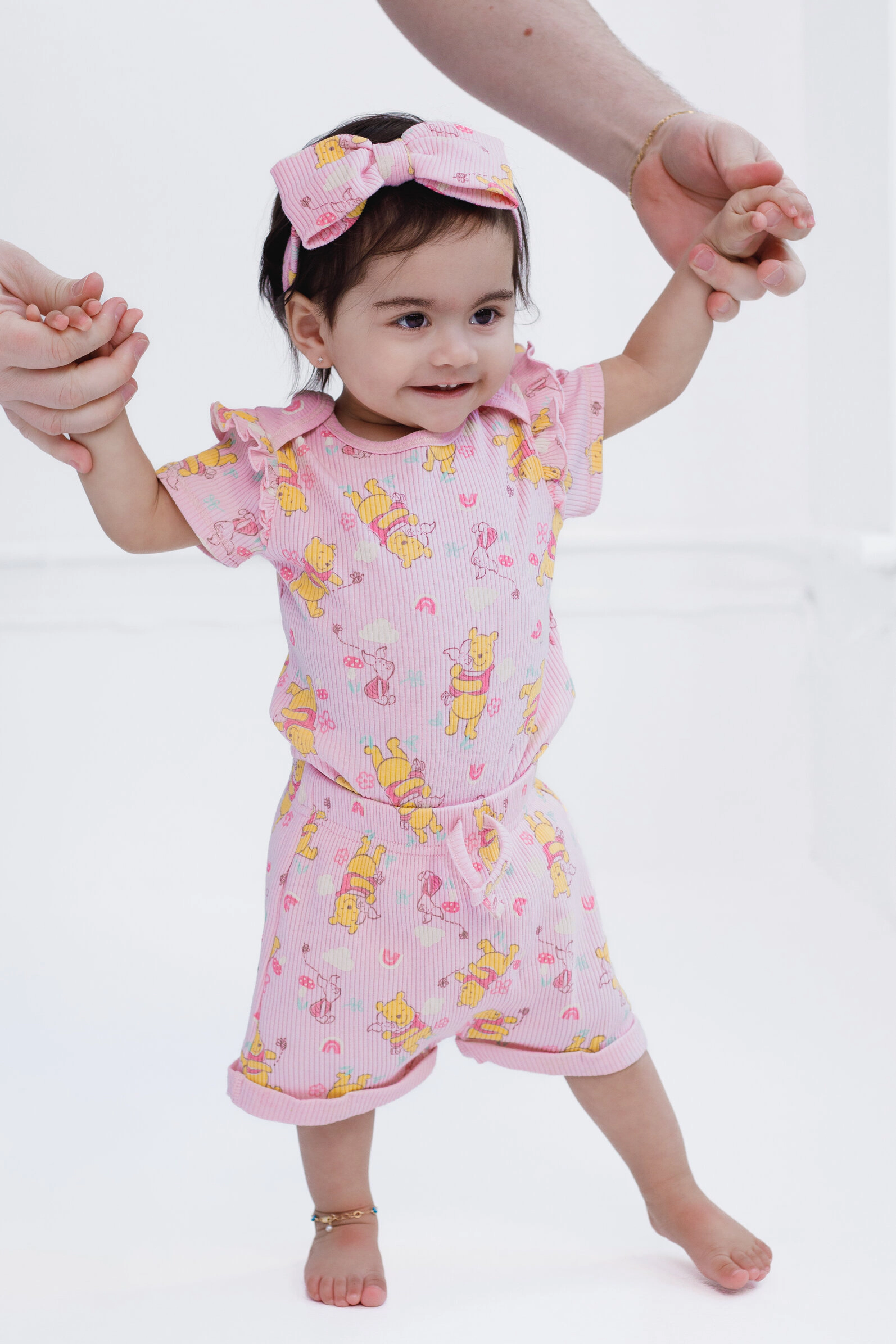 Disney Baby Girls' Bodysuit and Shorts Set
