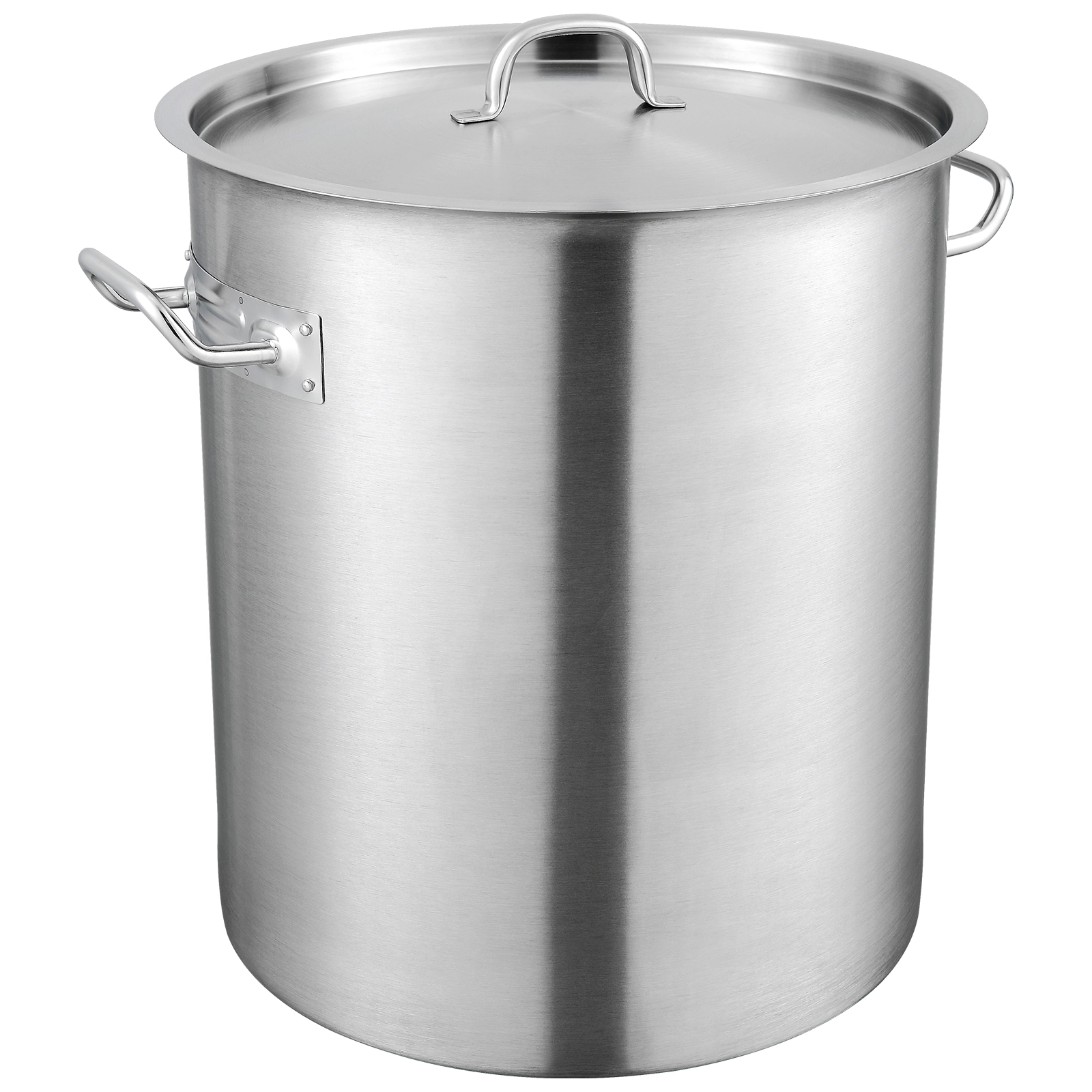 HONGGE 42 Quart 18/8 Stainless Steel Stock Pot with Lid, Induction-Compatible Cookware for Big Batch Cooking
