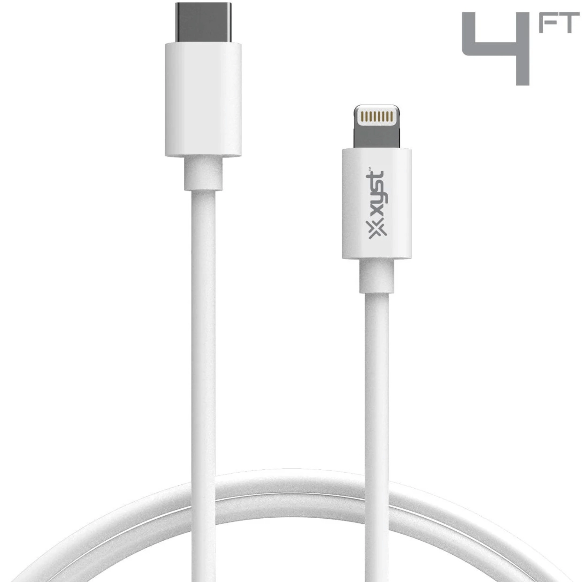 Xyst Charge and Sync USB-C to Lightning Cable 4Ft