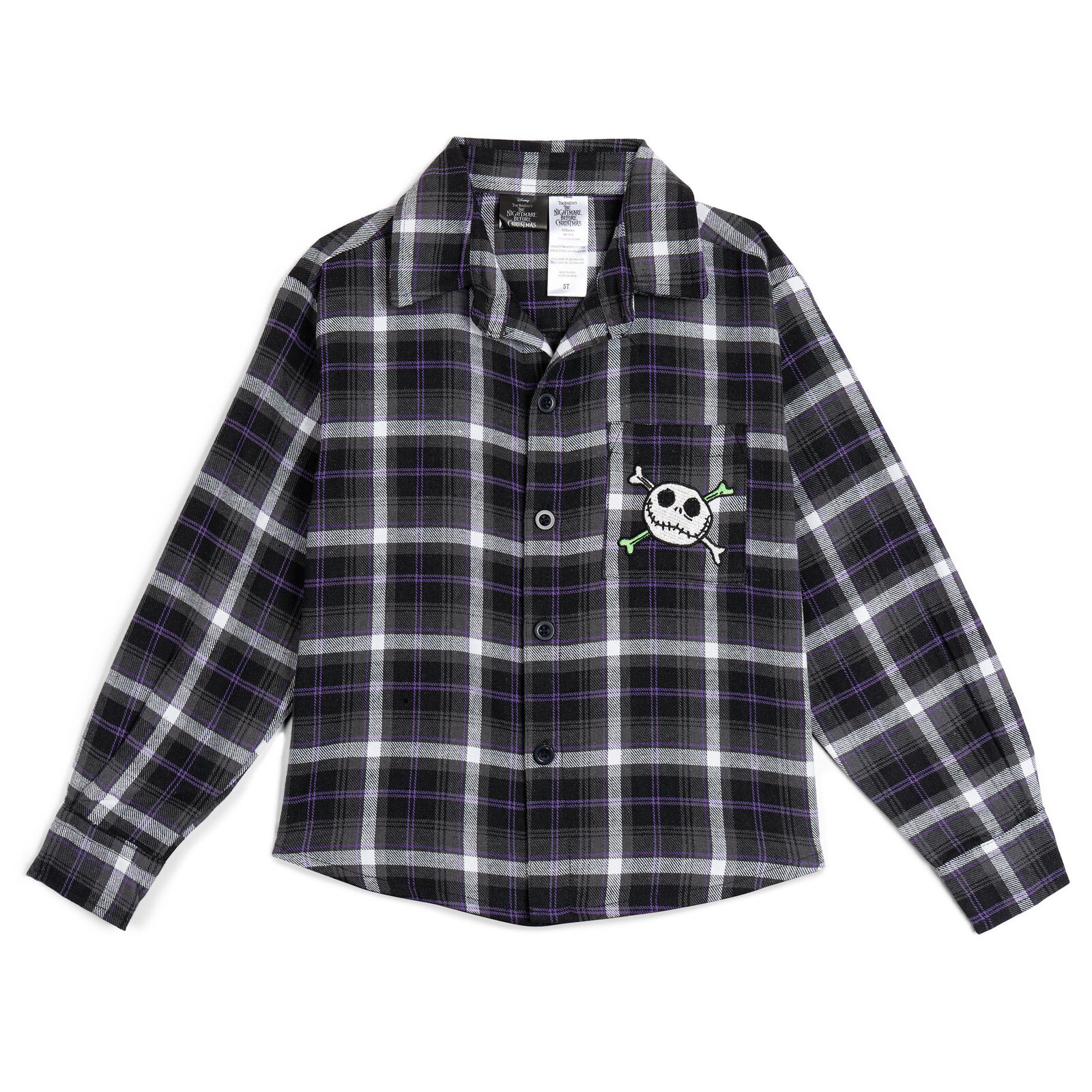 Disney Boys' Long Sleeve Button Down Shirt