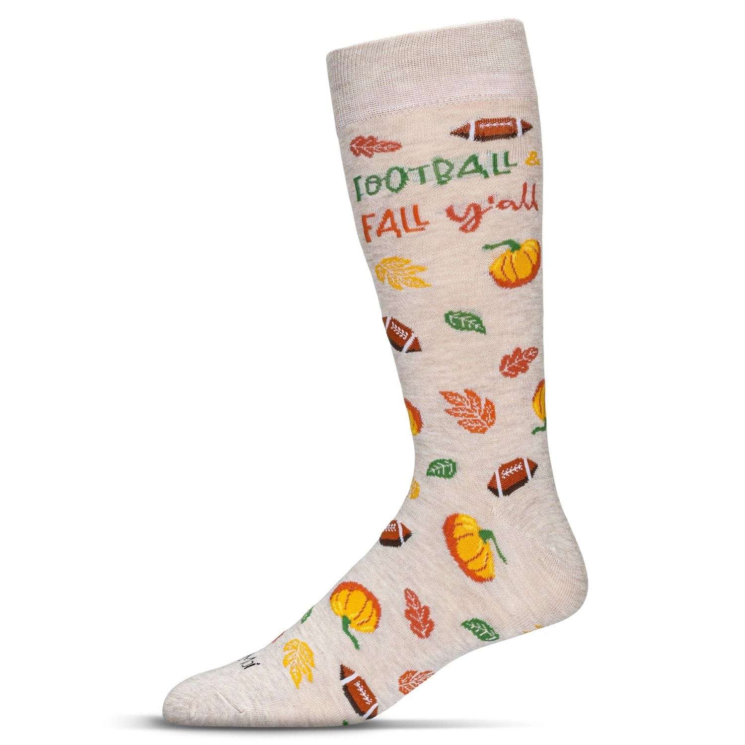 MeMoi Men's Football & Fall Bamboo Crew Socks