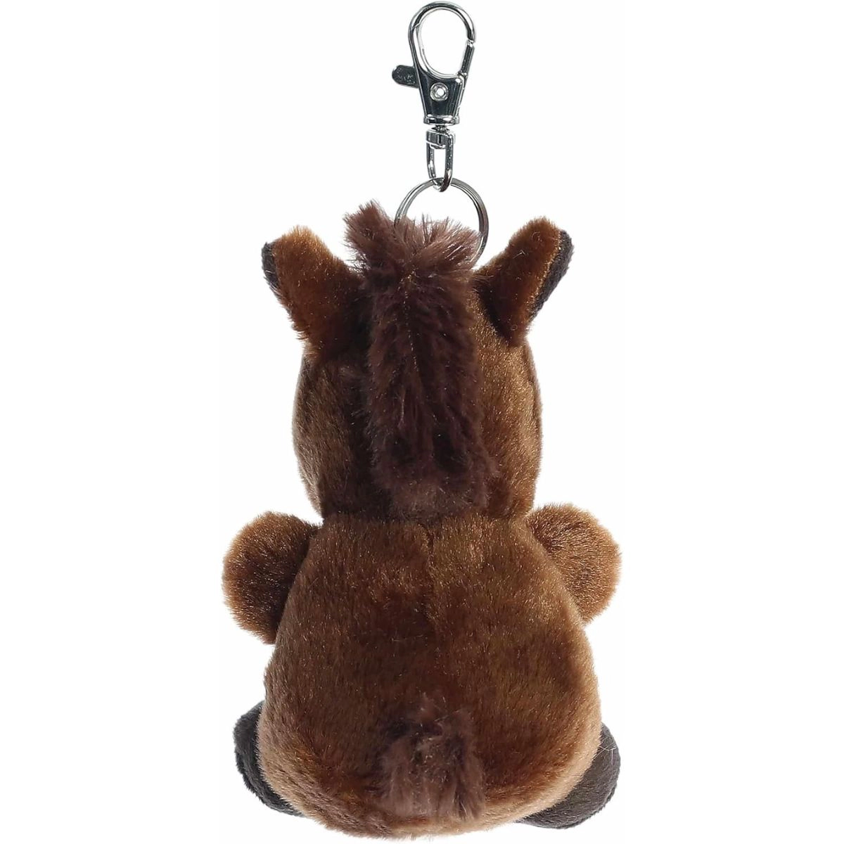 Aurora Palm Pals Truffle Brown Horse Clip-On 4-Inch Stuffed Animal Plush