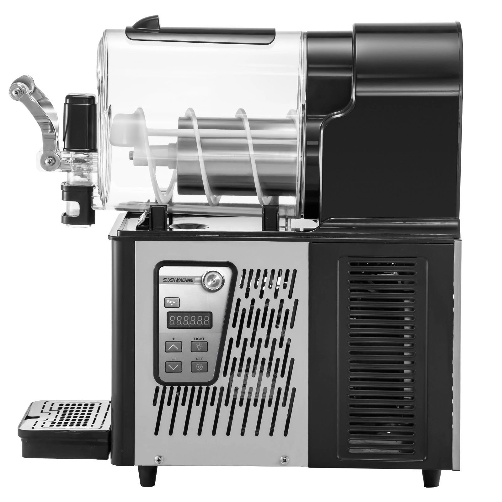 HONGGE Commercial Slushy Machine, Frozen Drink Stainless Steel Margarita Smoothie Maker