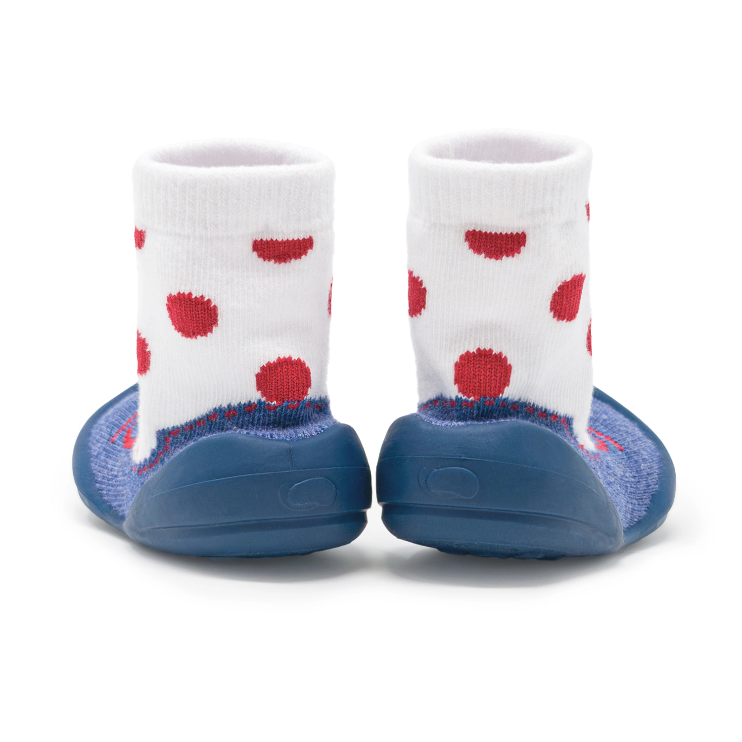 Komuello Toddler Girl First Walk Sock Shoes - Snow White