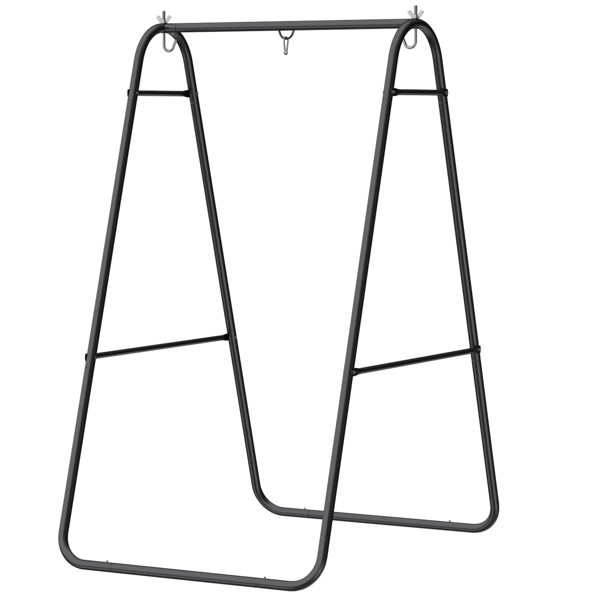 HONGGE Hammock Chair Stand Only Heavy Duty Solid Steel A-Frame for Hanging Hammock, Egg Chair, Max Load 330 LBS
