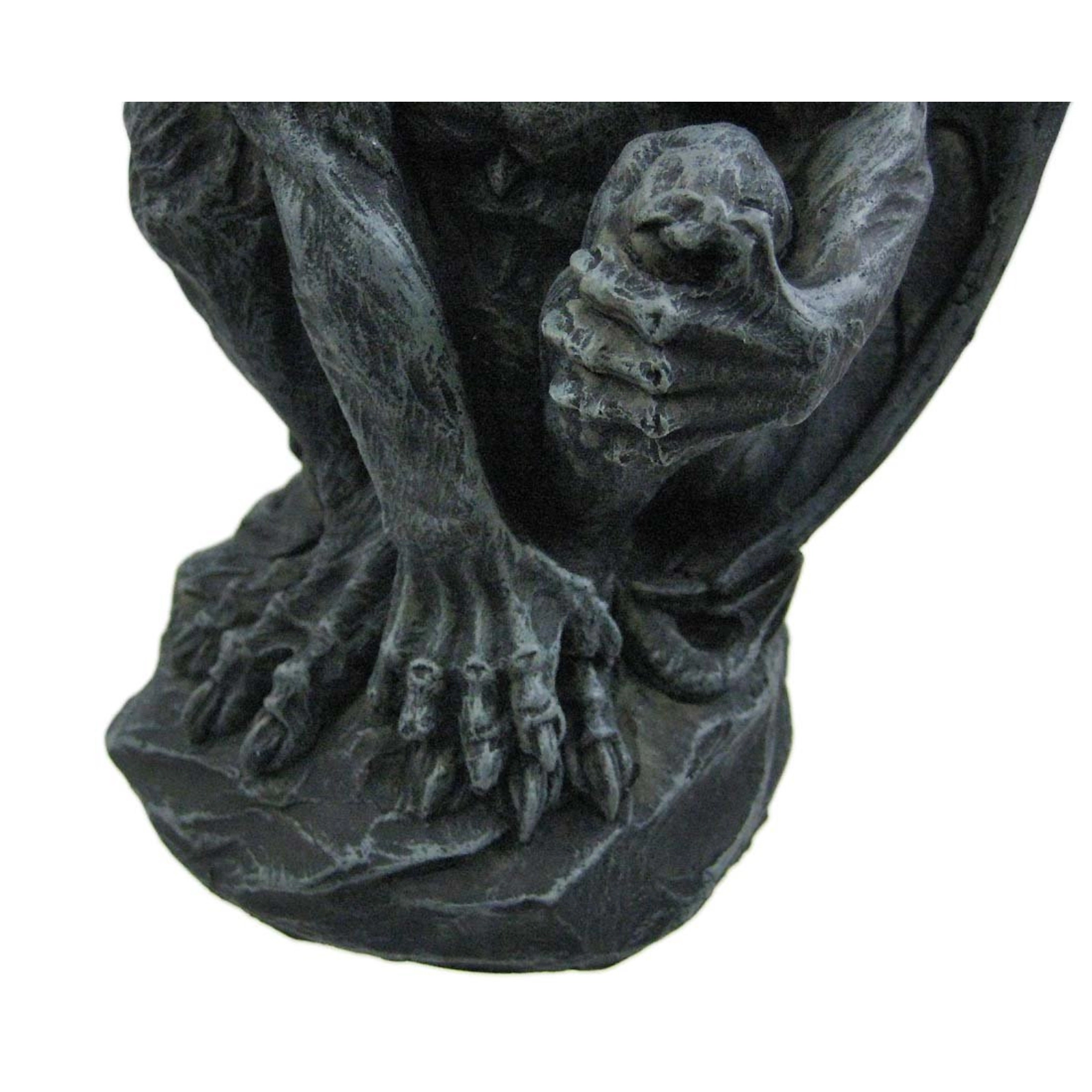 Pacific Giftware Poised Protector Winged Gargoyle Statue Guardian Gothic Resin Figurine 6.9 inch