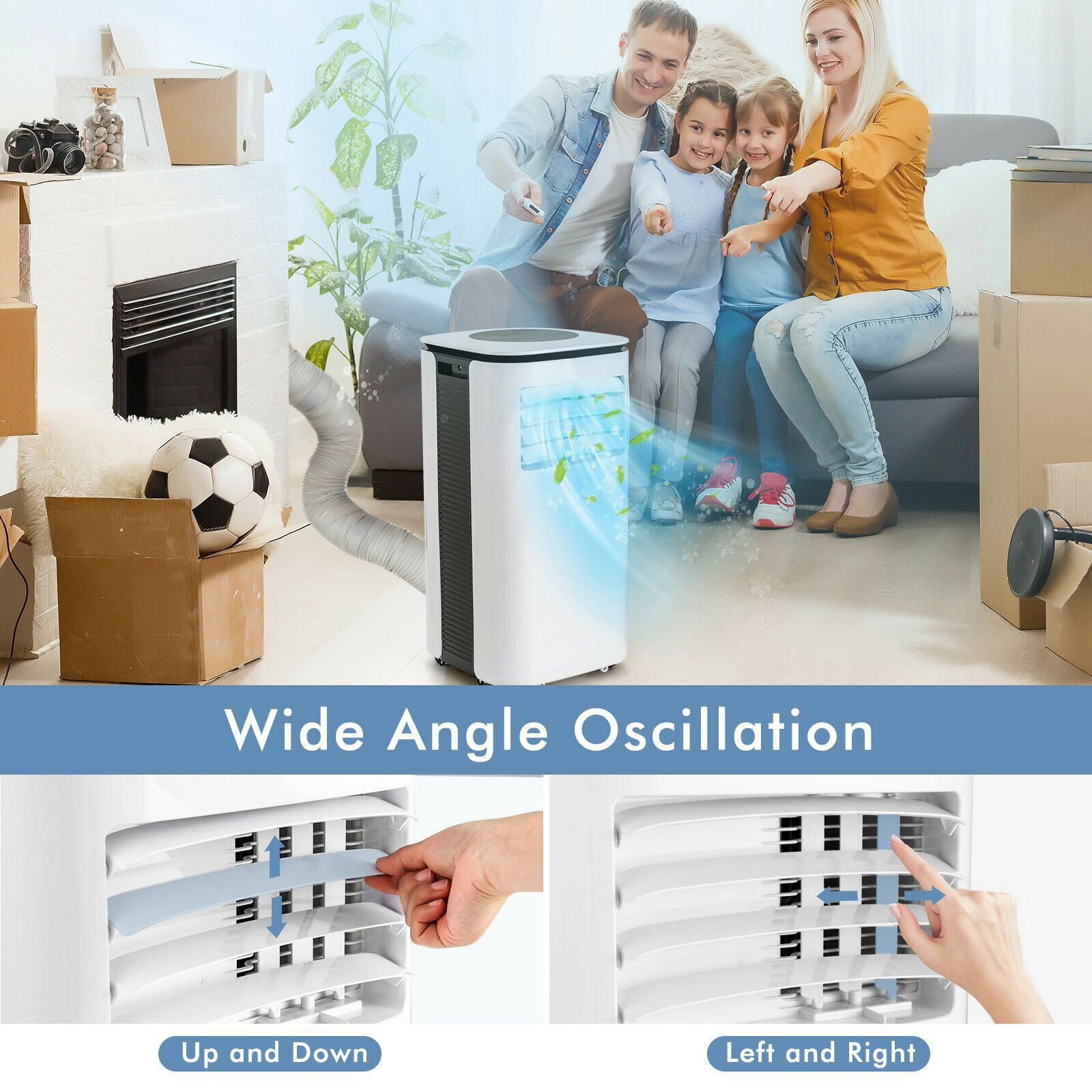 SlickBlue Unisex Portable 9000 BTU Air Conditioner