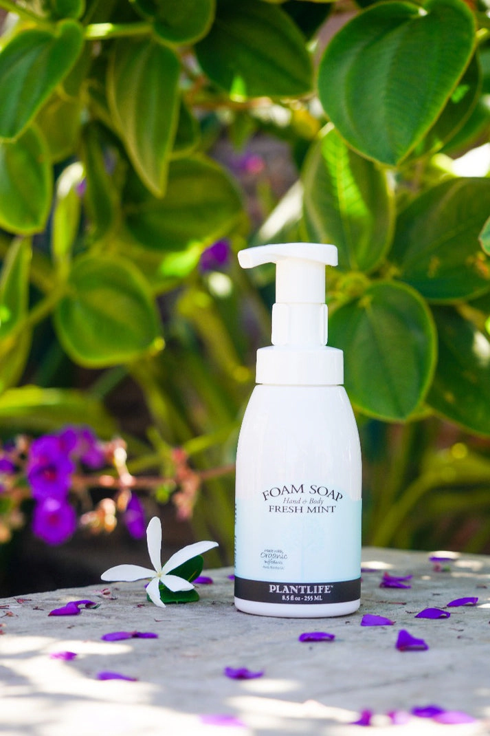 Plantlife Fresh Mint Hand & Body Foam Soap