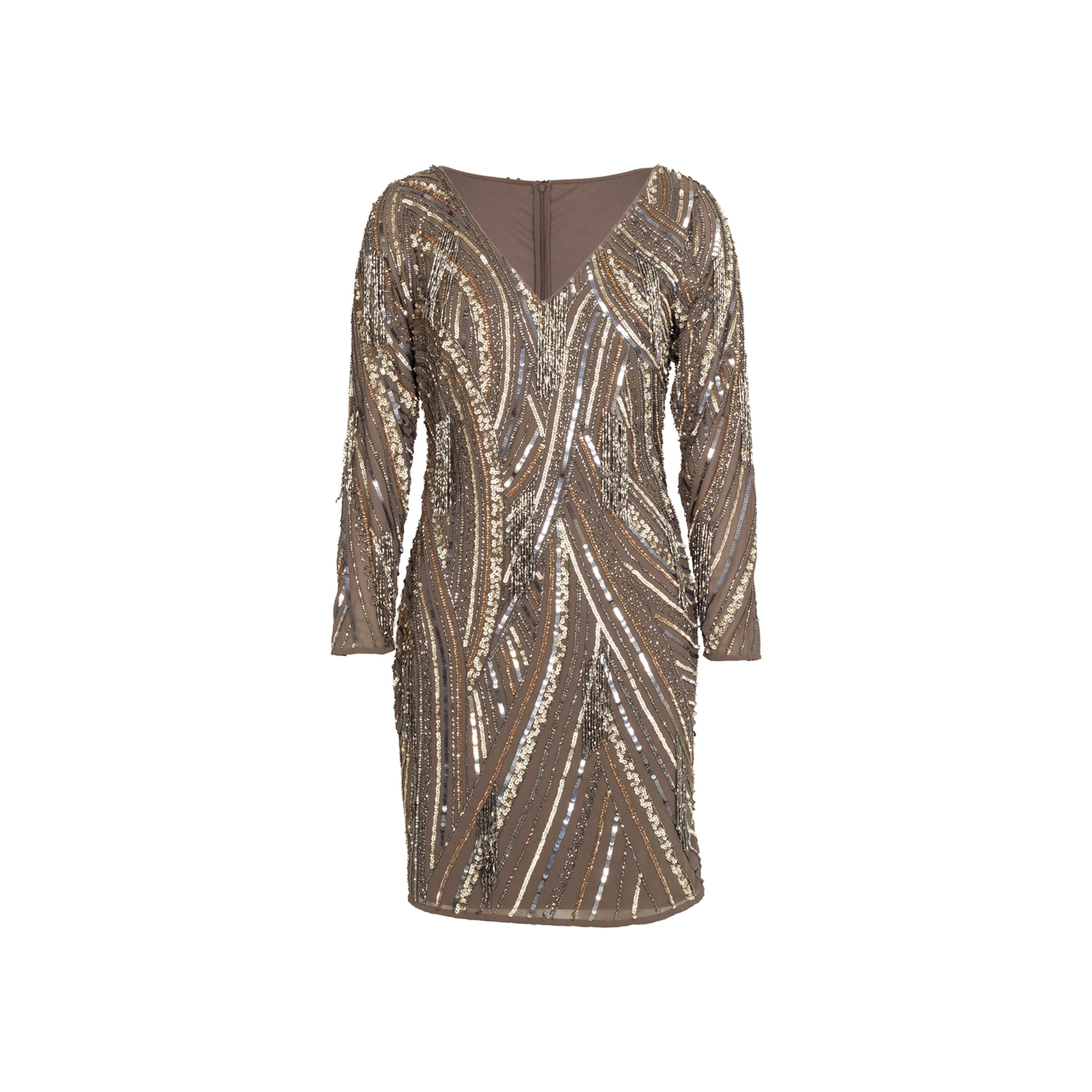 Rose & Nancy Women's Elowen Mink Embellished Mini