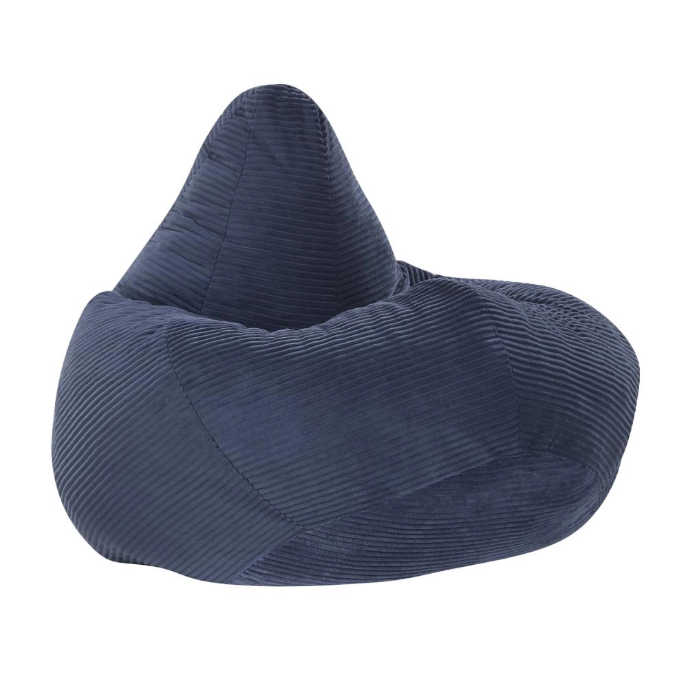 Hivvago Bean Bag Chair For Adults Accent Lazy Sofa With Skin-Friendly Corduroy Cover And Soft Sponge Filling