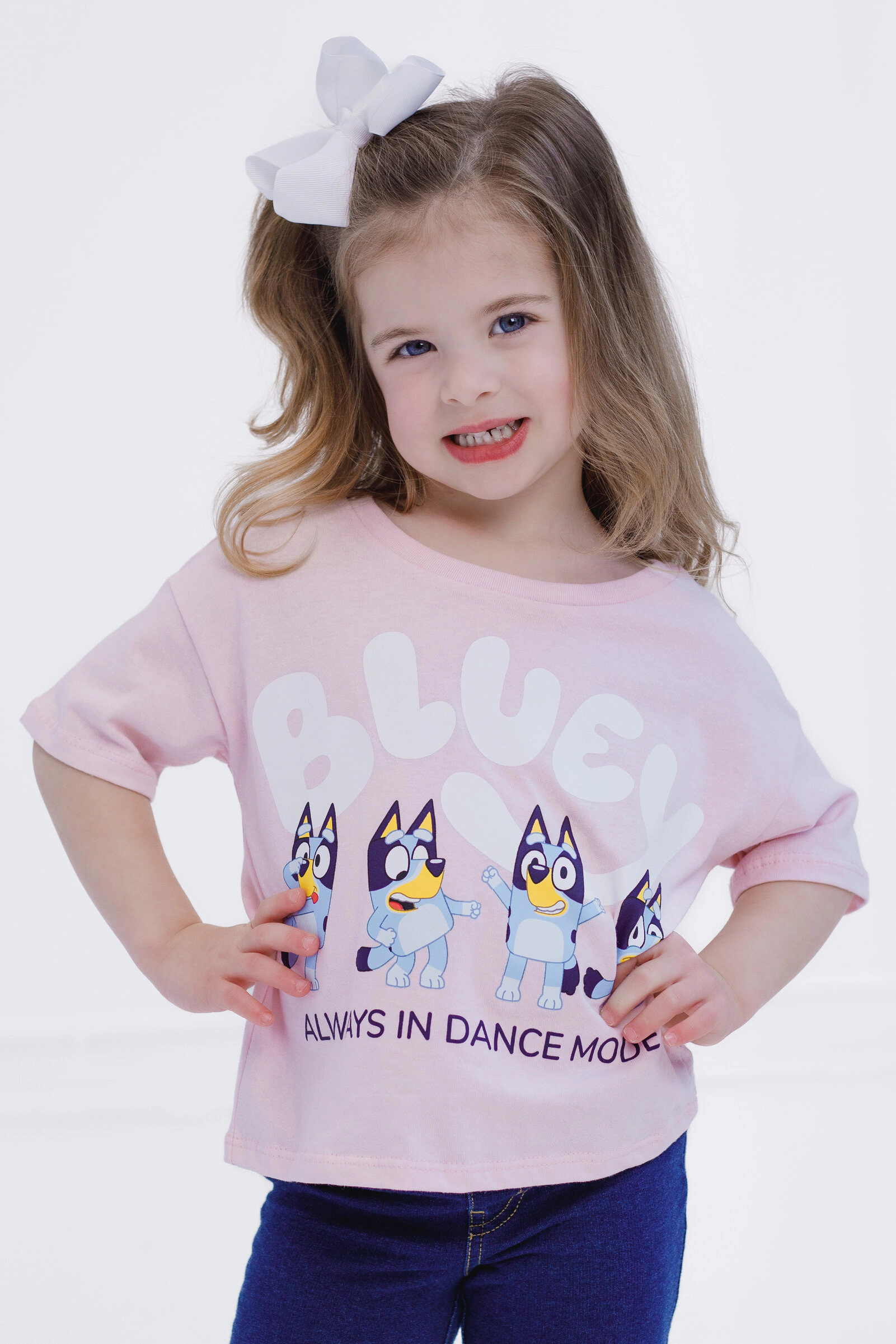 Bluey Girls' Cropped T-Shirt