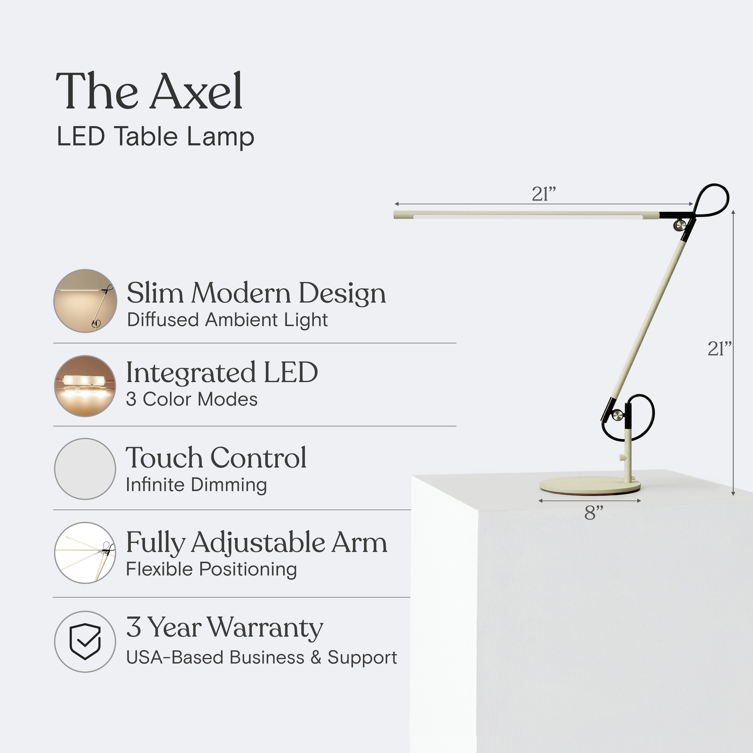 Brightech Axel Pleated Drum Table Lamp