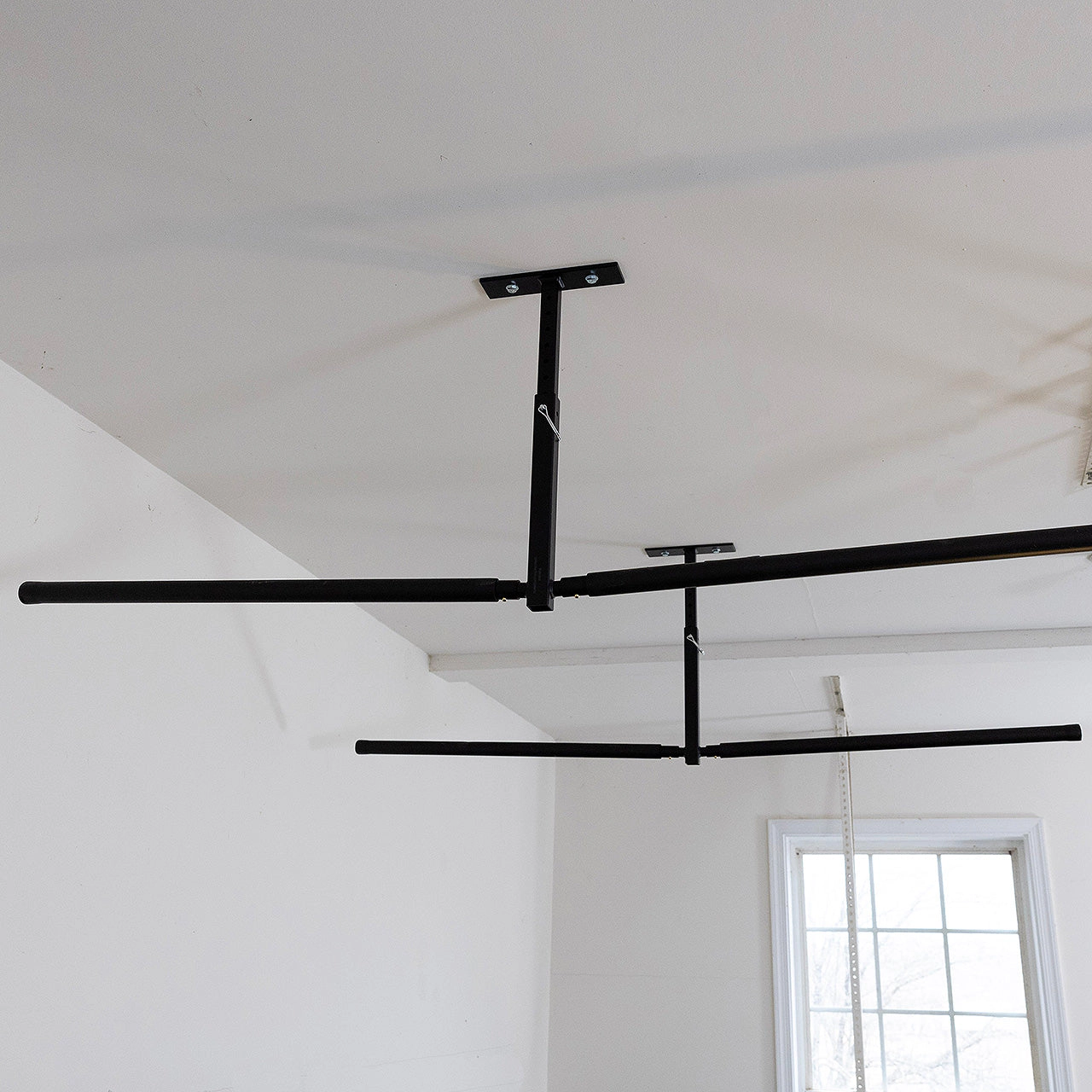 StoreYour Hi-Port 2 Ladder Ceiling Storage Rack, Double Sided, Holds 150 lbs