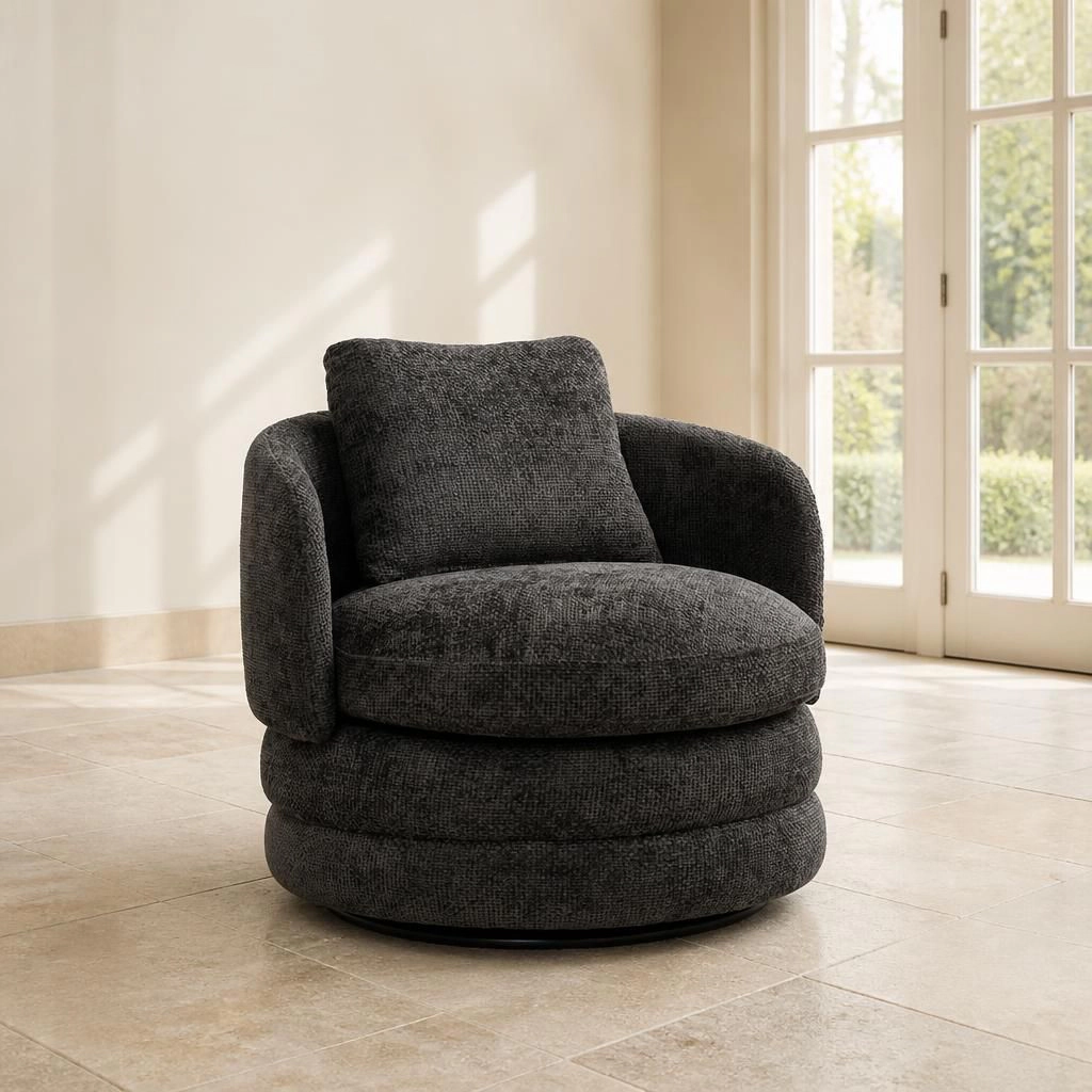 GOODSILO Low Profile Upholstered Armless Accent Chair
