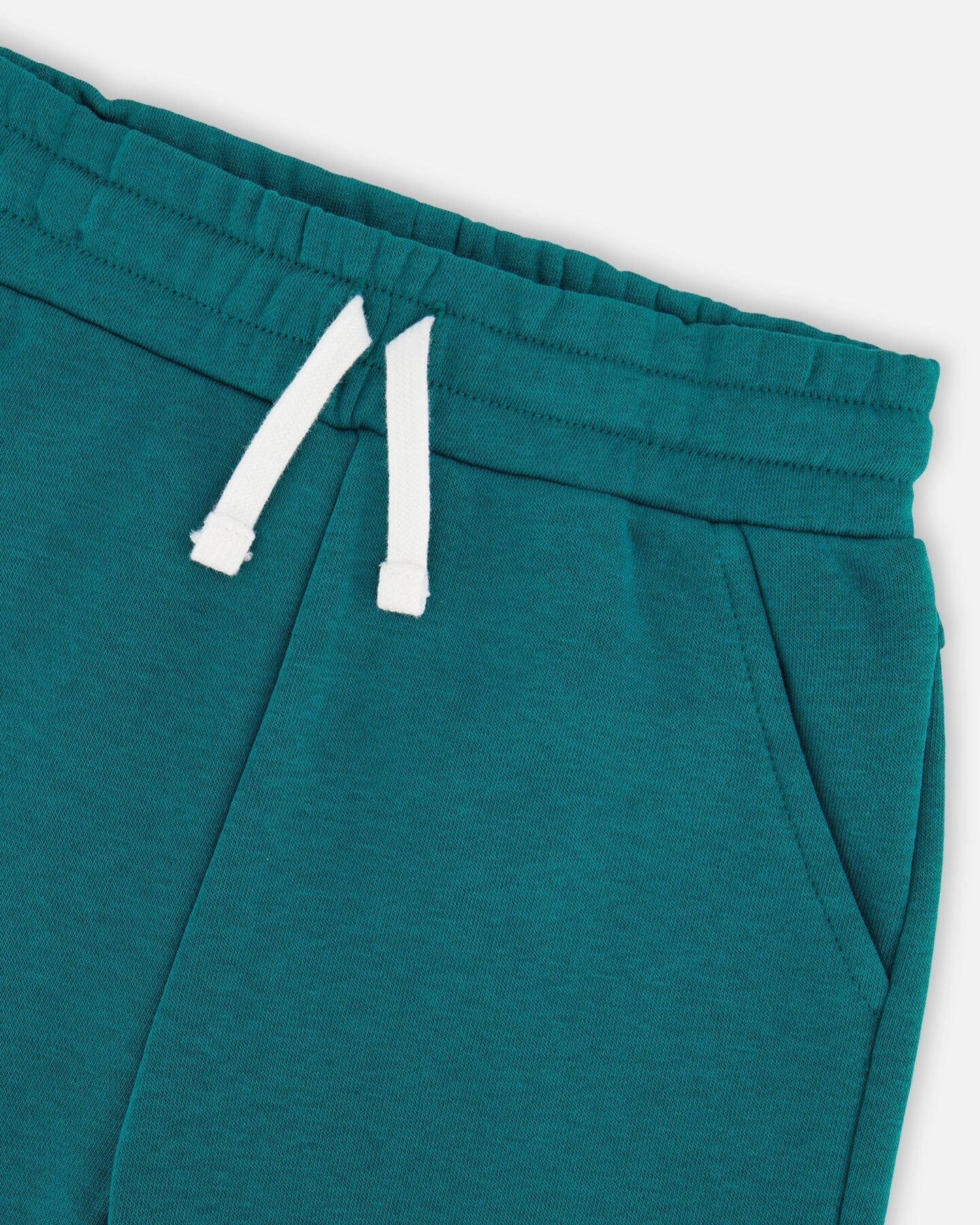 Deux par Deux Boys French Terry Cross Seam Drawstring Waist Sweatpants