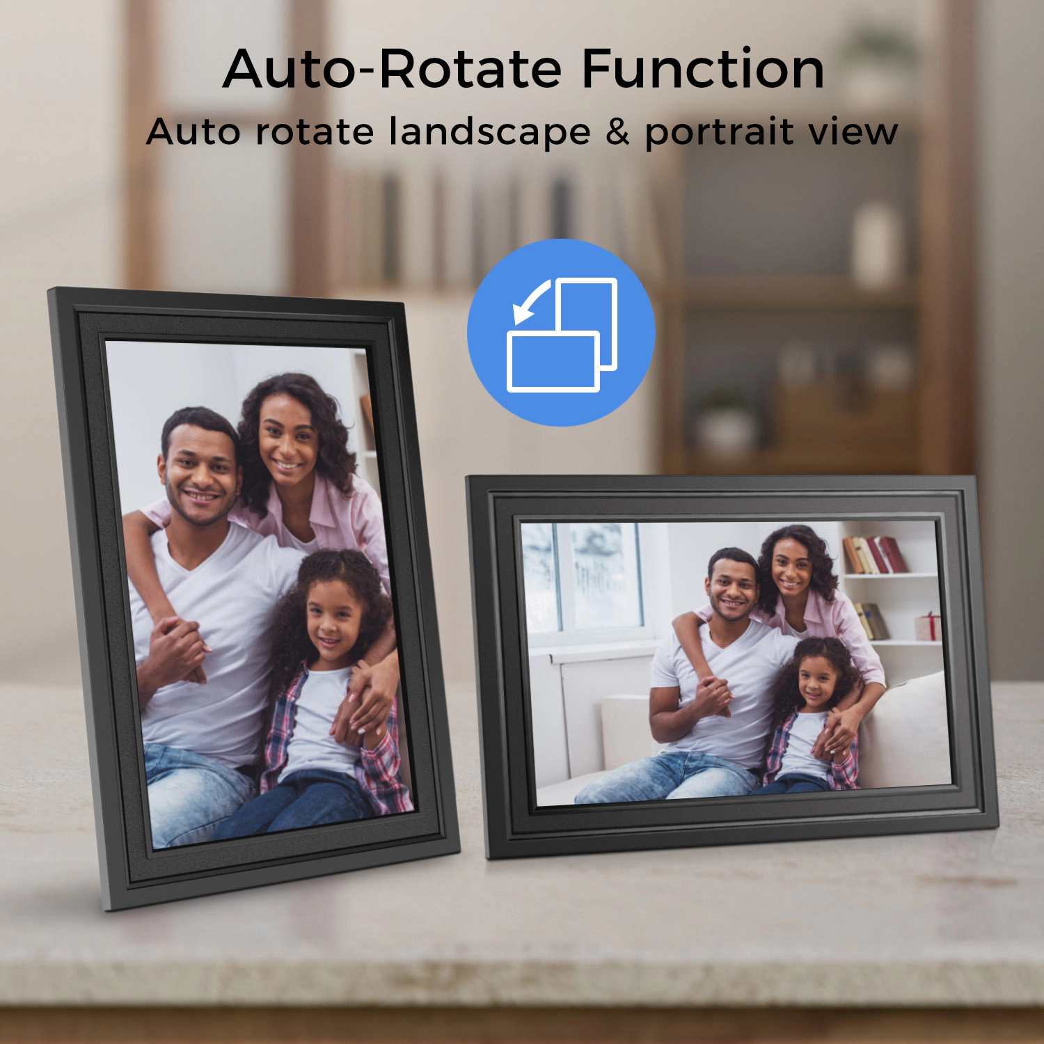 Sungale 10 Inch 1080x800, Easy PhotoShare APP, 20GB Cloud Storage - White Frame